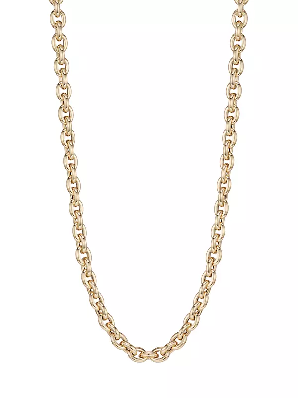 14K Gold Rolo Necklace