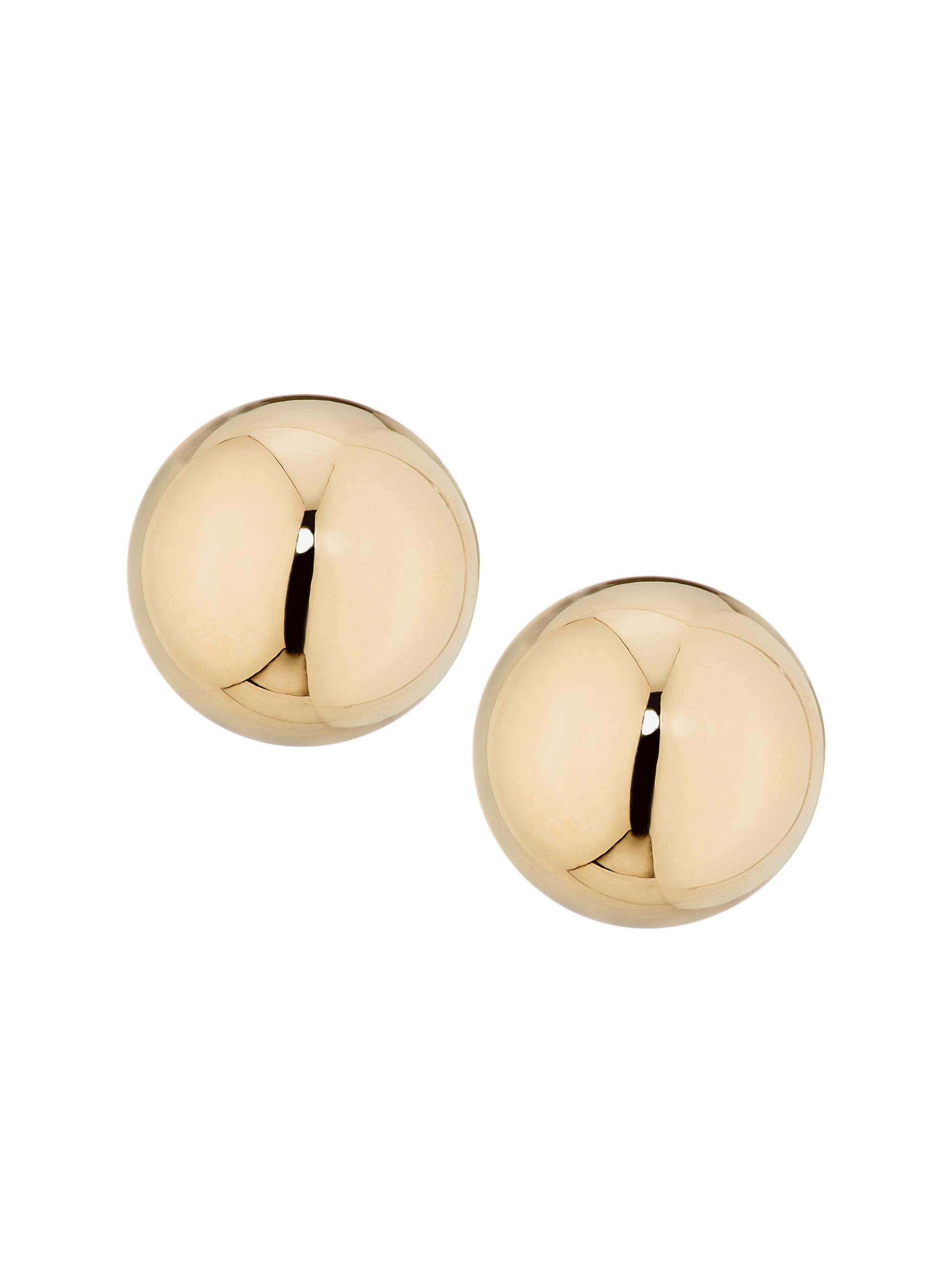 Saks Fifth Avenue Collection Women's 14K Yellow Gold Ball Stud Earrings - Yellow