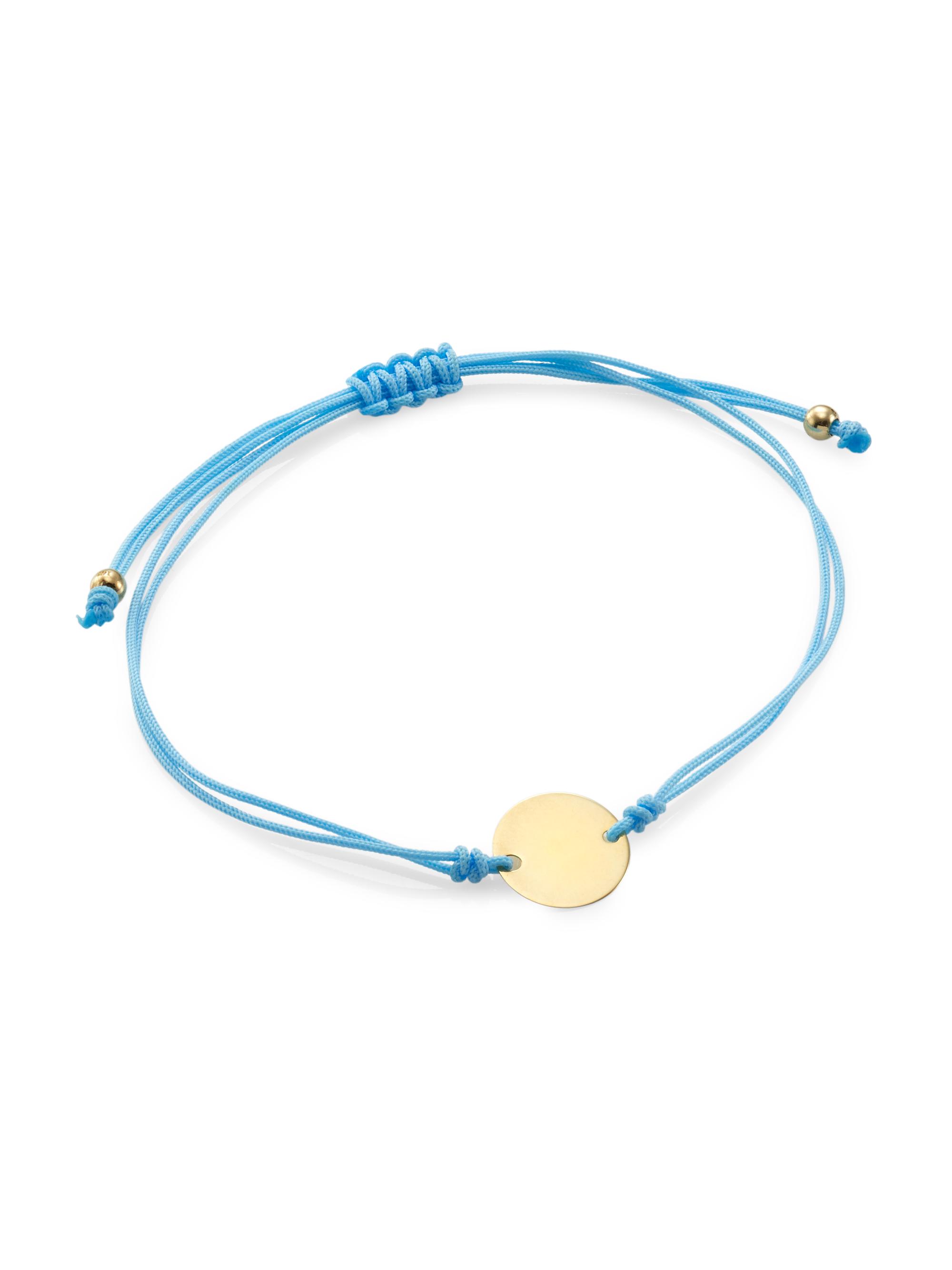 Saks Fifth Avenue Collection Women's 14K Gold & Braided Cord Bracelet - Black