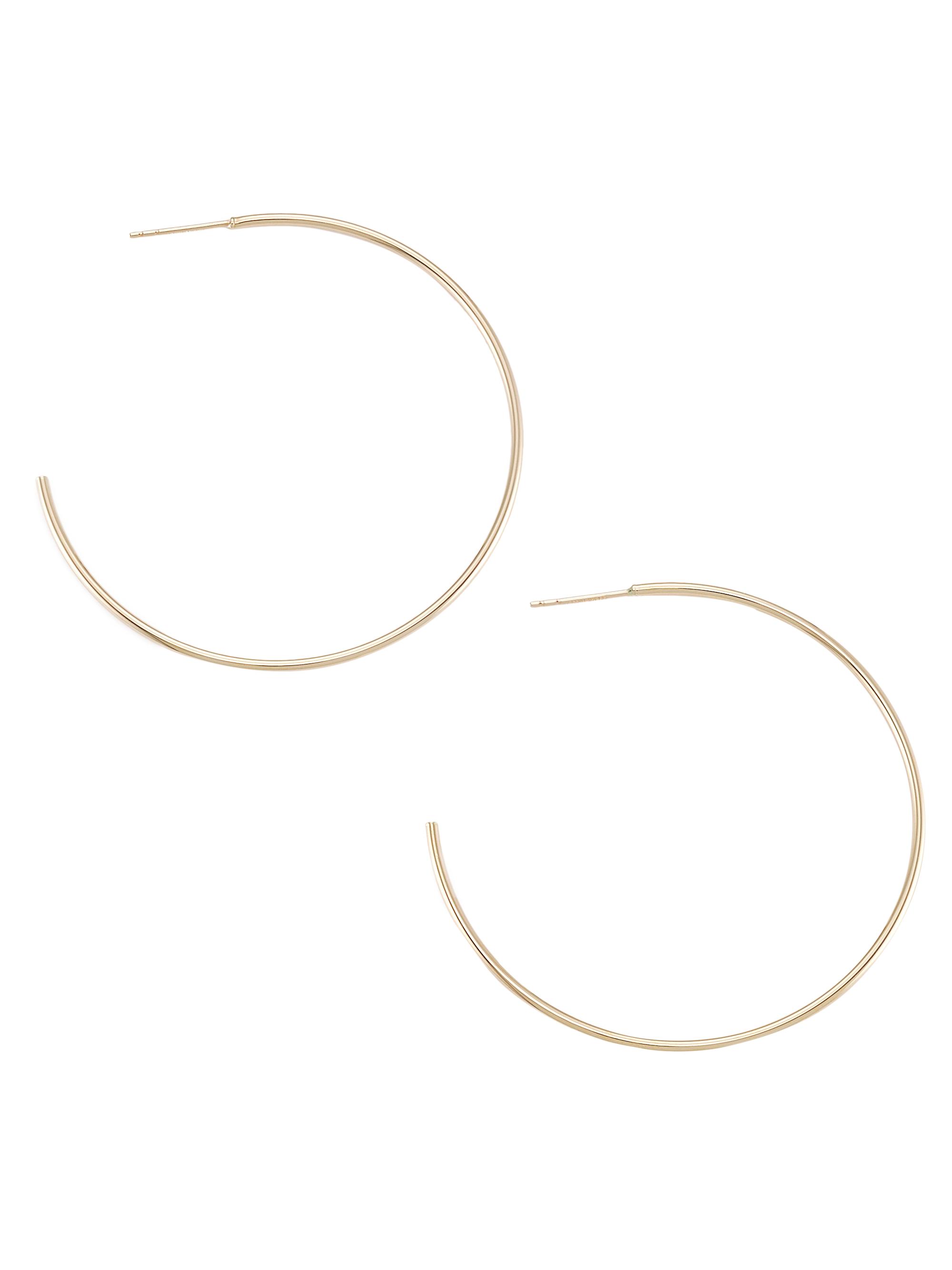 Saks Fifth Avenue Collection Women's 14K Gold Open Hoop Earrings - Yellow Gold