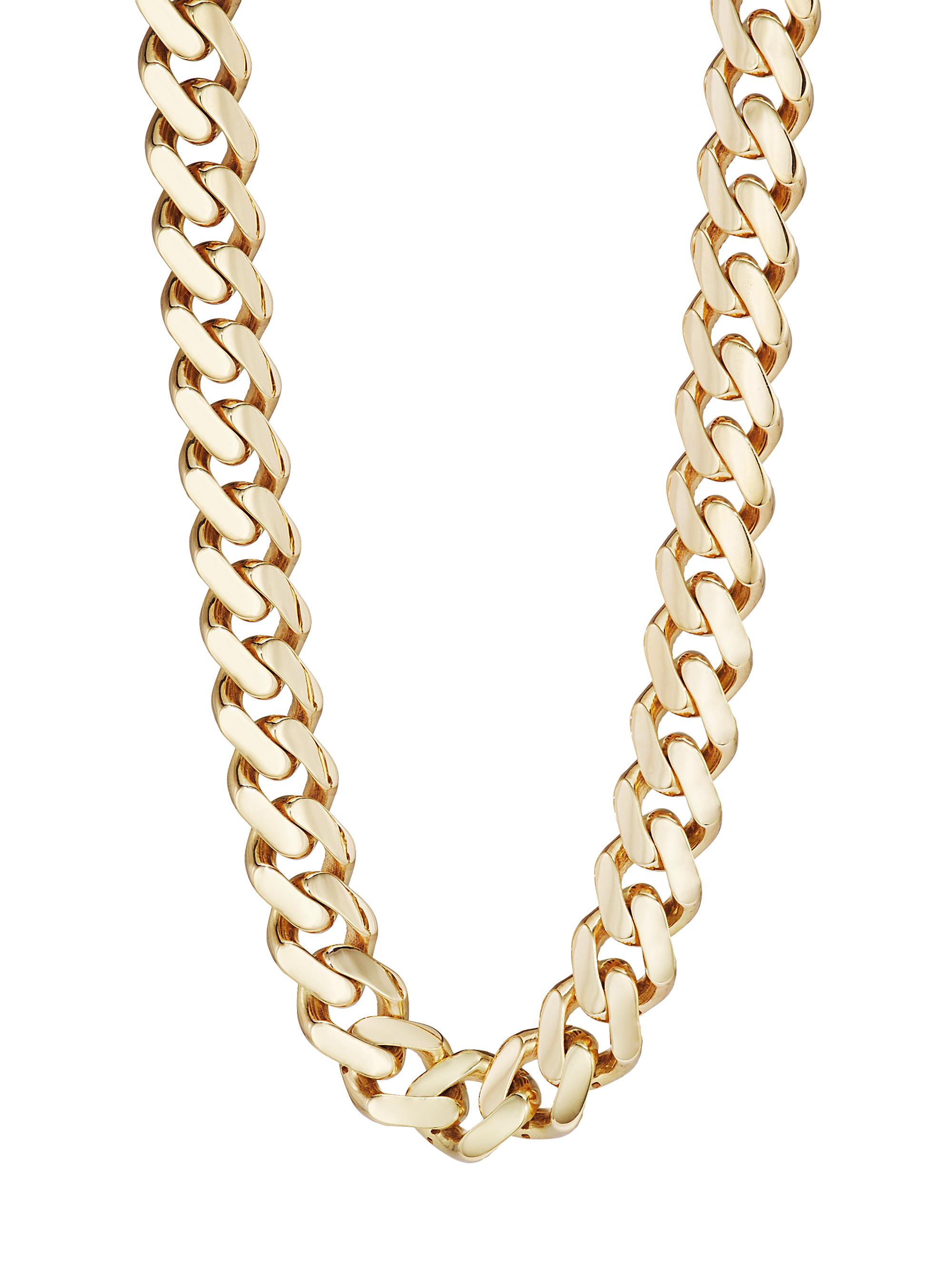 Saks Fifth Avenue Collection Men's 14K Yellow Gold Miami Cuban Chain Necklace - Yellow