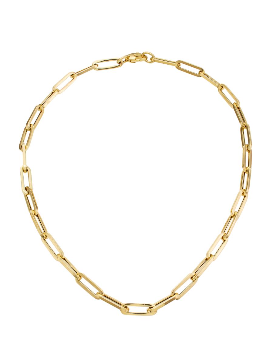 Saks Fifth Avenue Collection 14K Yellow Gold Oval-Link Chain Necklace ...