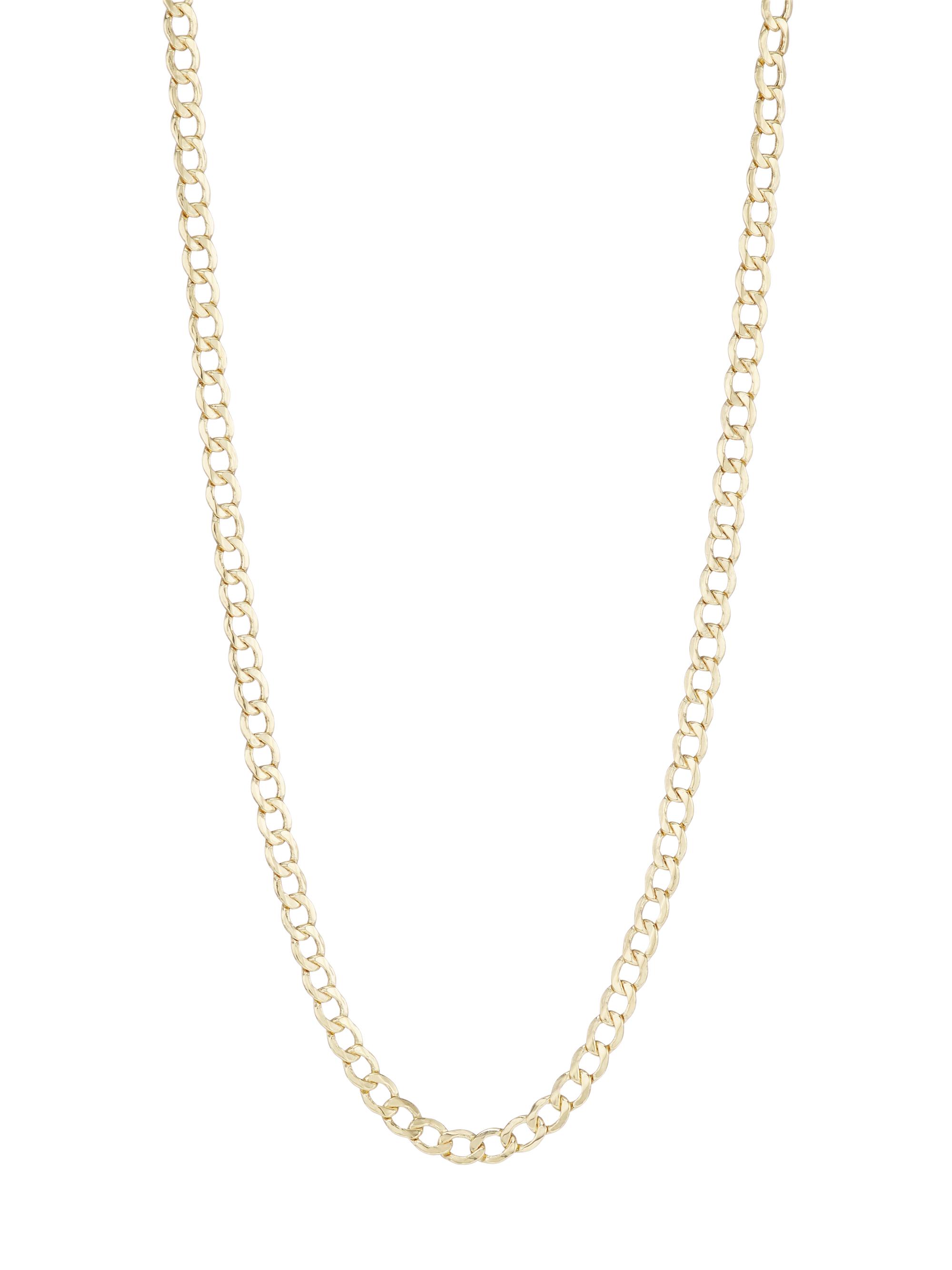 Saks Fifth Avenue Collection Men's 14K Gold Curb Chain Necklace - Yellow Gold