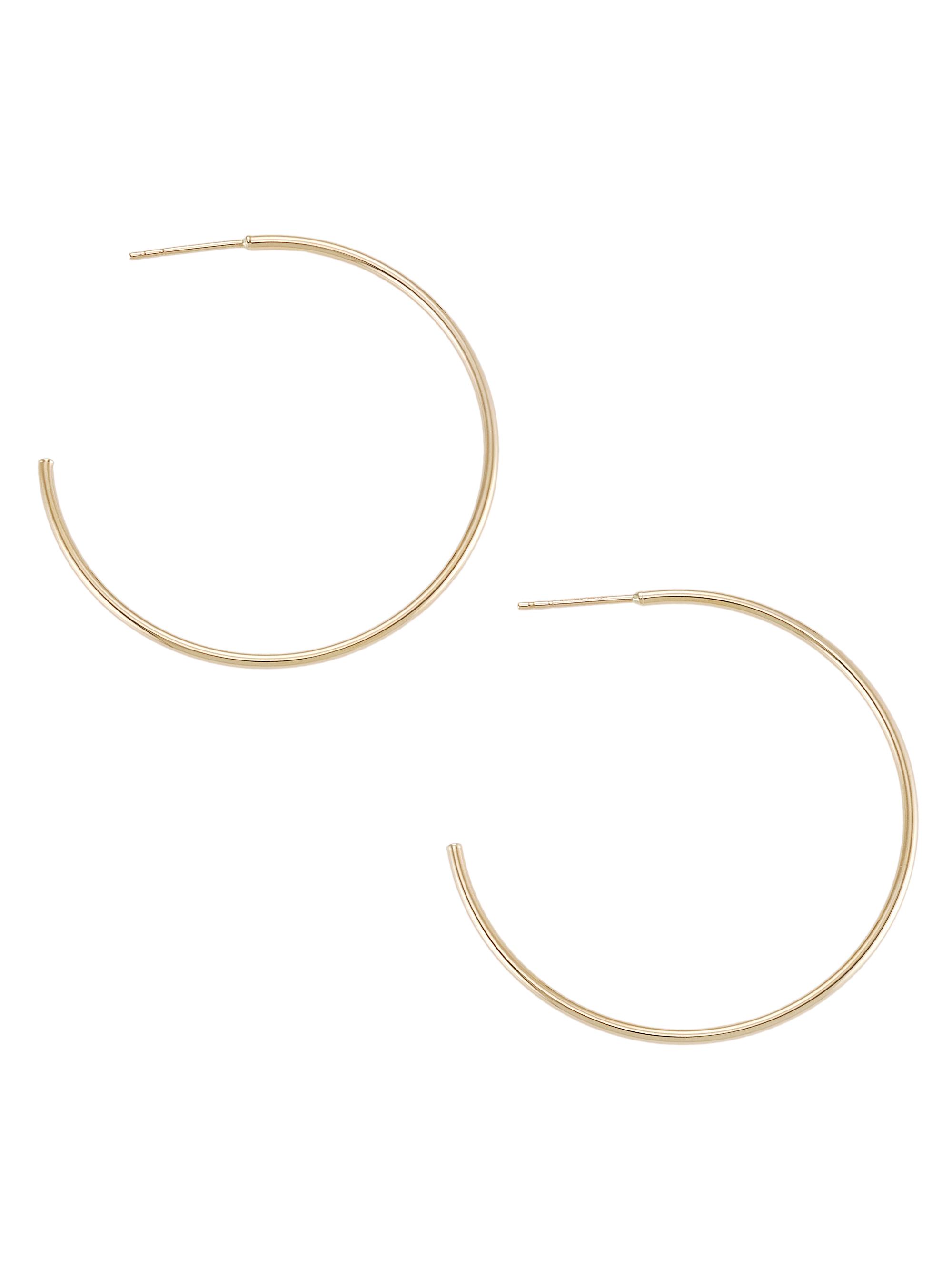 Saks Fifth Avenue Collection Women's 14K Yellow Gold Open Hoop Earrings - Yellow Gold