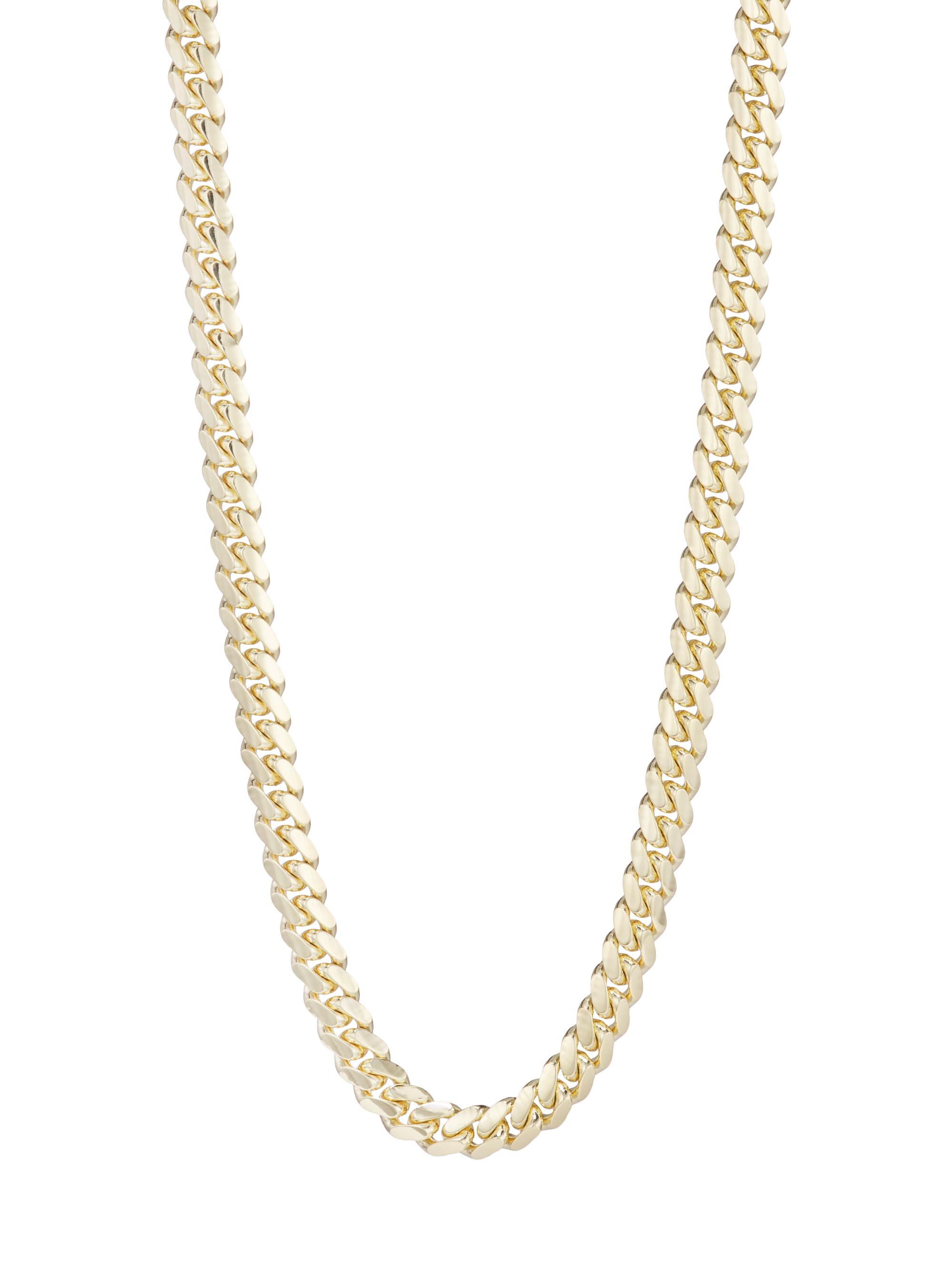 Saks Fifth Avenue Collection Men's Solid 14K Gold Miami Cuban Chain Necklace - Yellow Gold