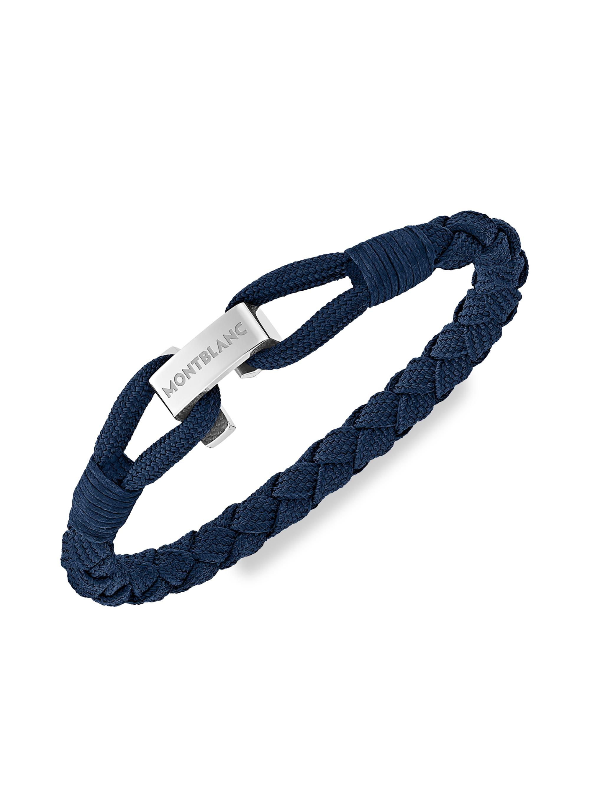 Montblanc Men's Wrap Me Nylon & Steel Bracelet