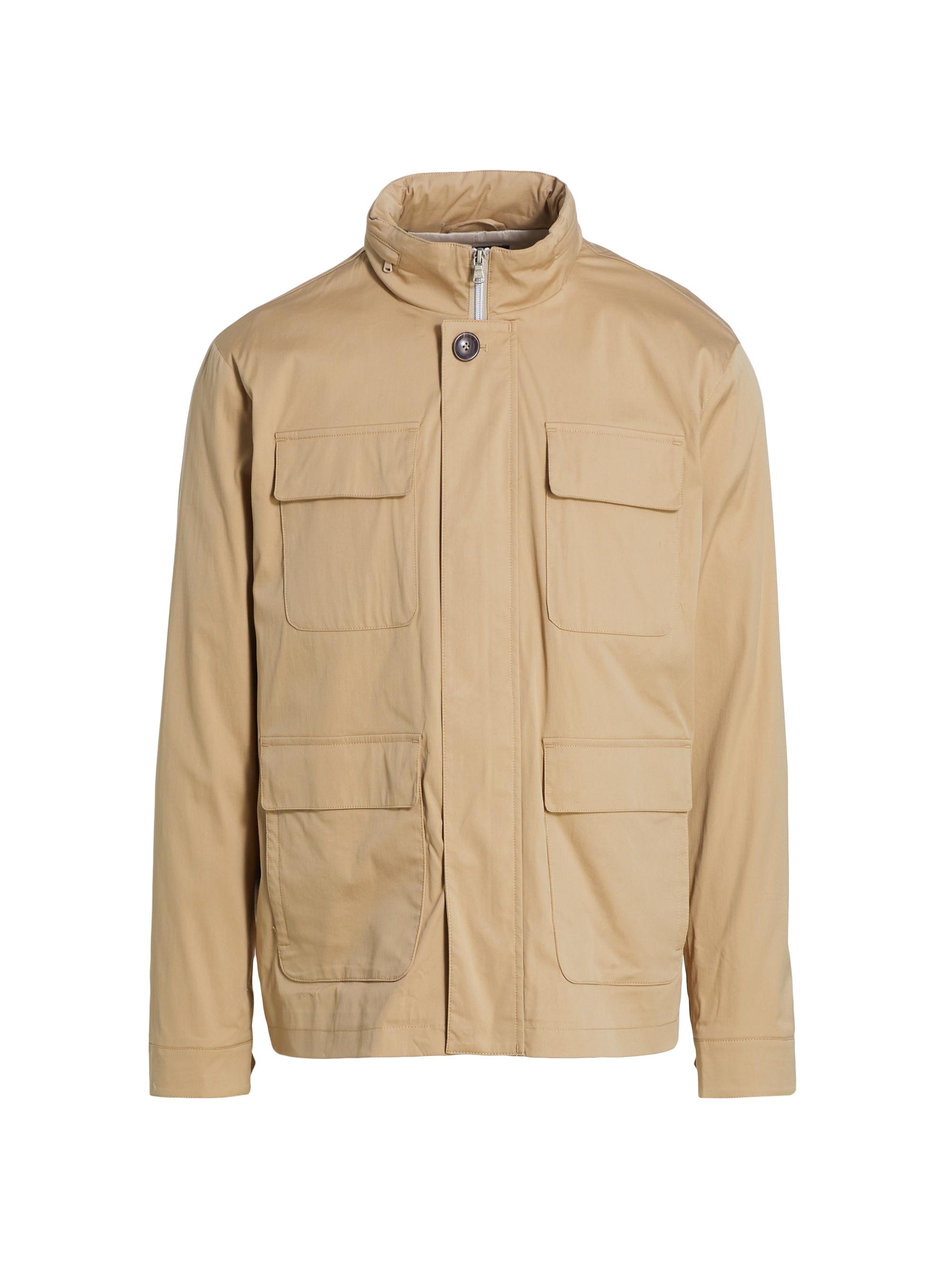 Saks Fifth Avenue Men's COLLECTION Field Raincoat - Sesame