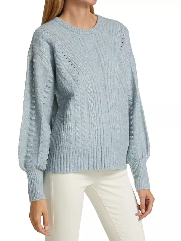 Bubble Sleeve Knit Sweater