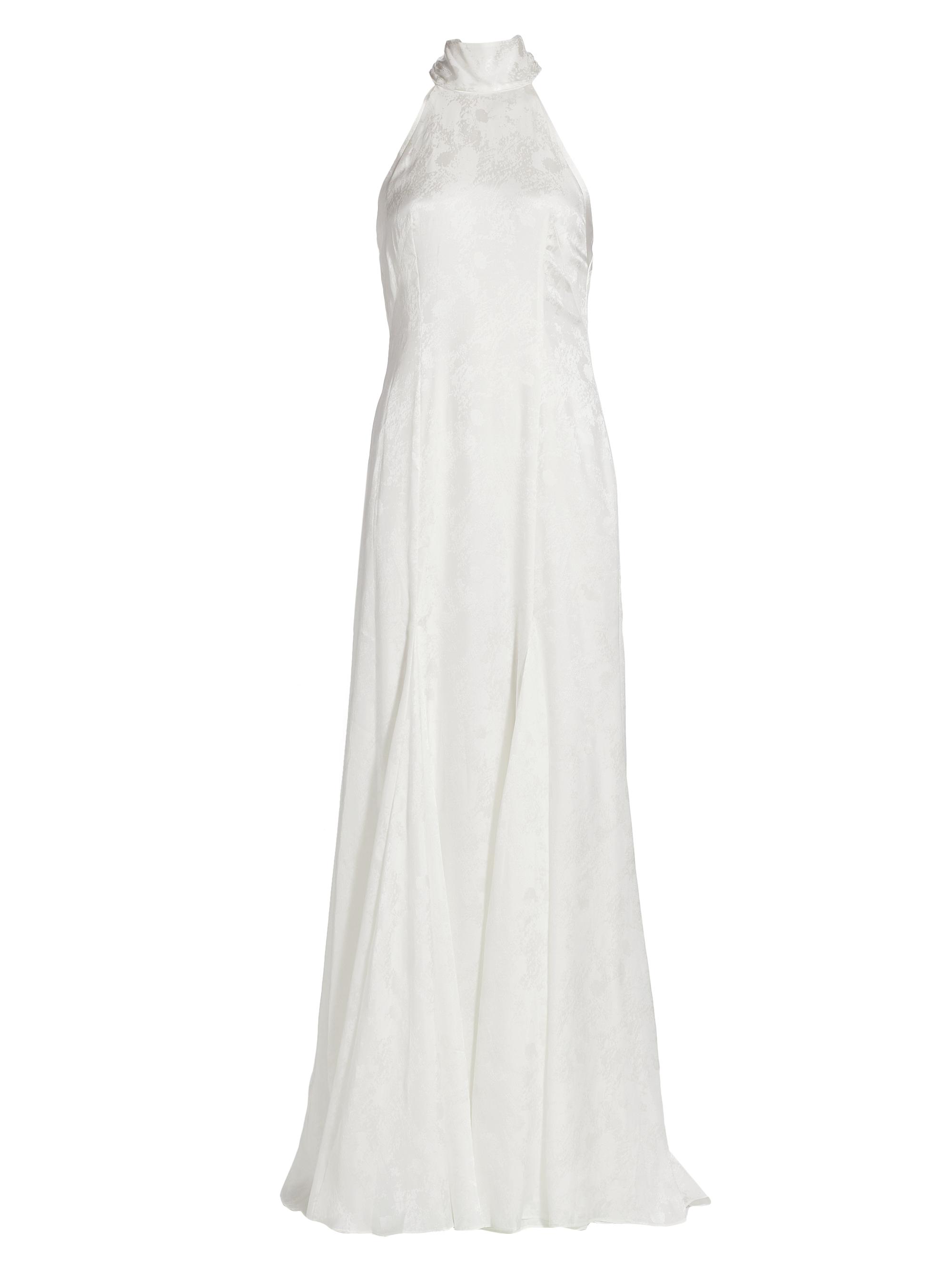 Galvan Women's Maya Silk-Blend A-Line Gown - White