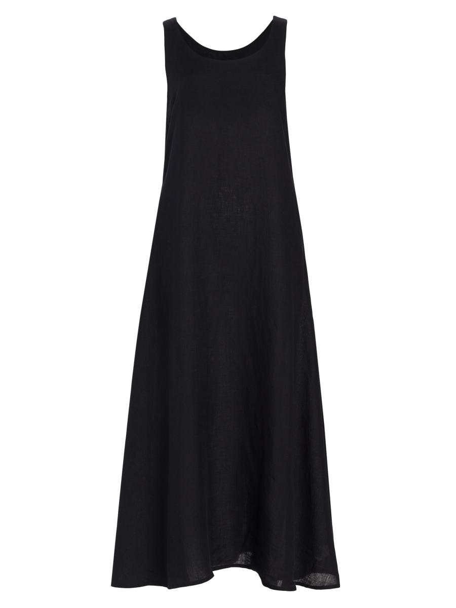 saks fifth avenue linen dress Zimmermann Luna Linen Midi-Dress