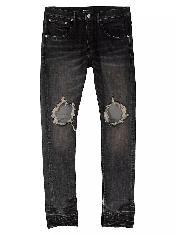 Shop Purple Brand P002 Repair Drop-Fit Skinny Jeans