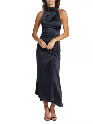 Satin Halter Dress