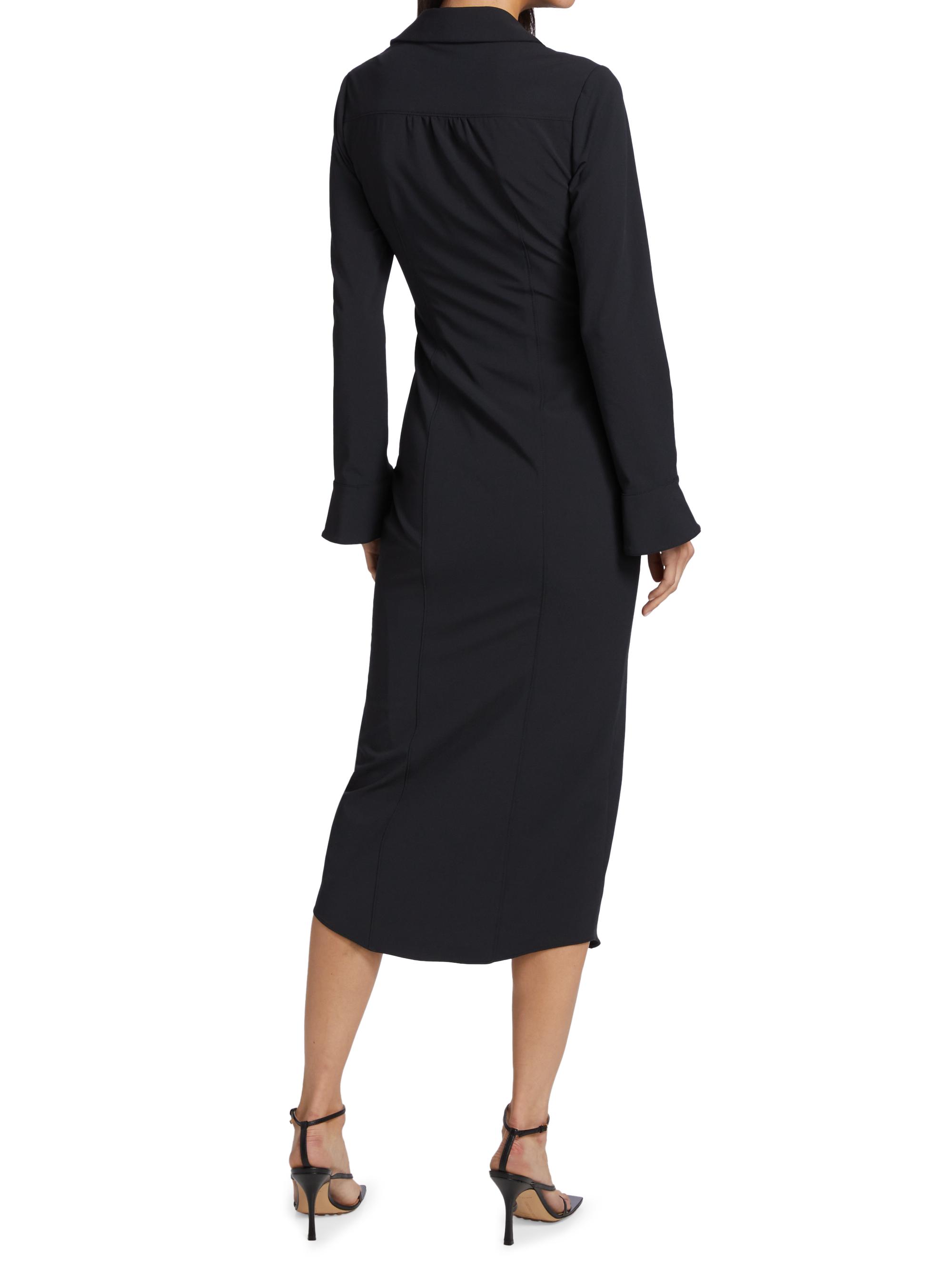 knee length dresses for ladies Cinq à Sept Sleeveless Midi Mckenna Dresss in Ivory main image 1