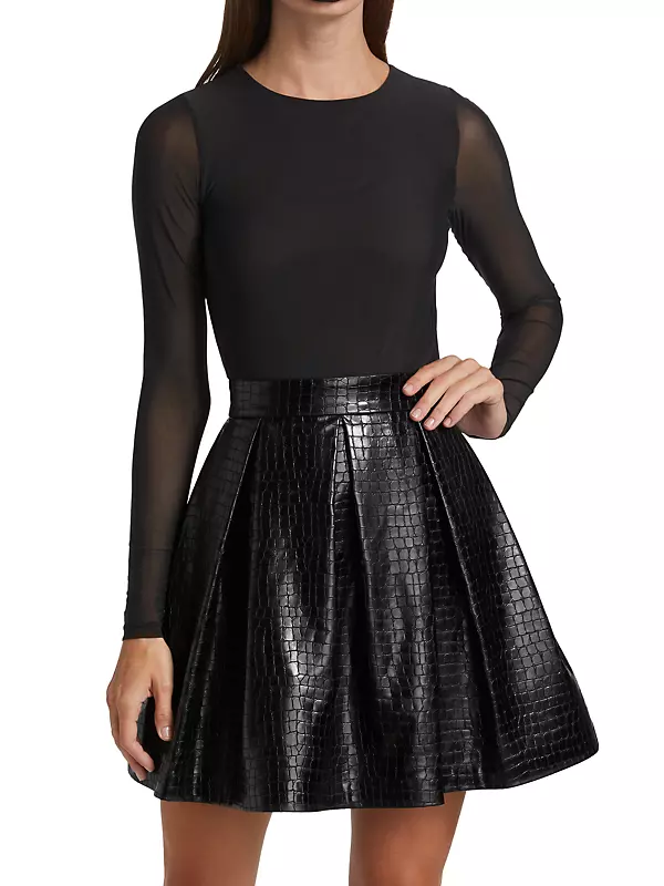 Quilted Monogram Mini Skirt - Ready-to-Wear
