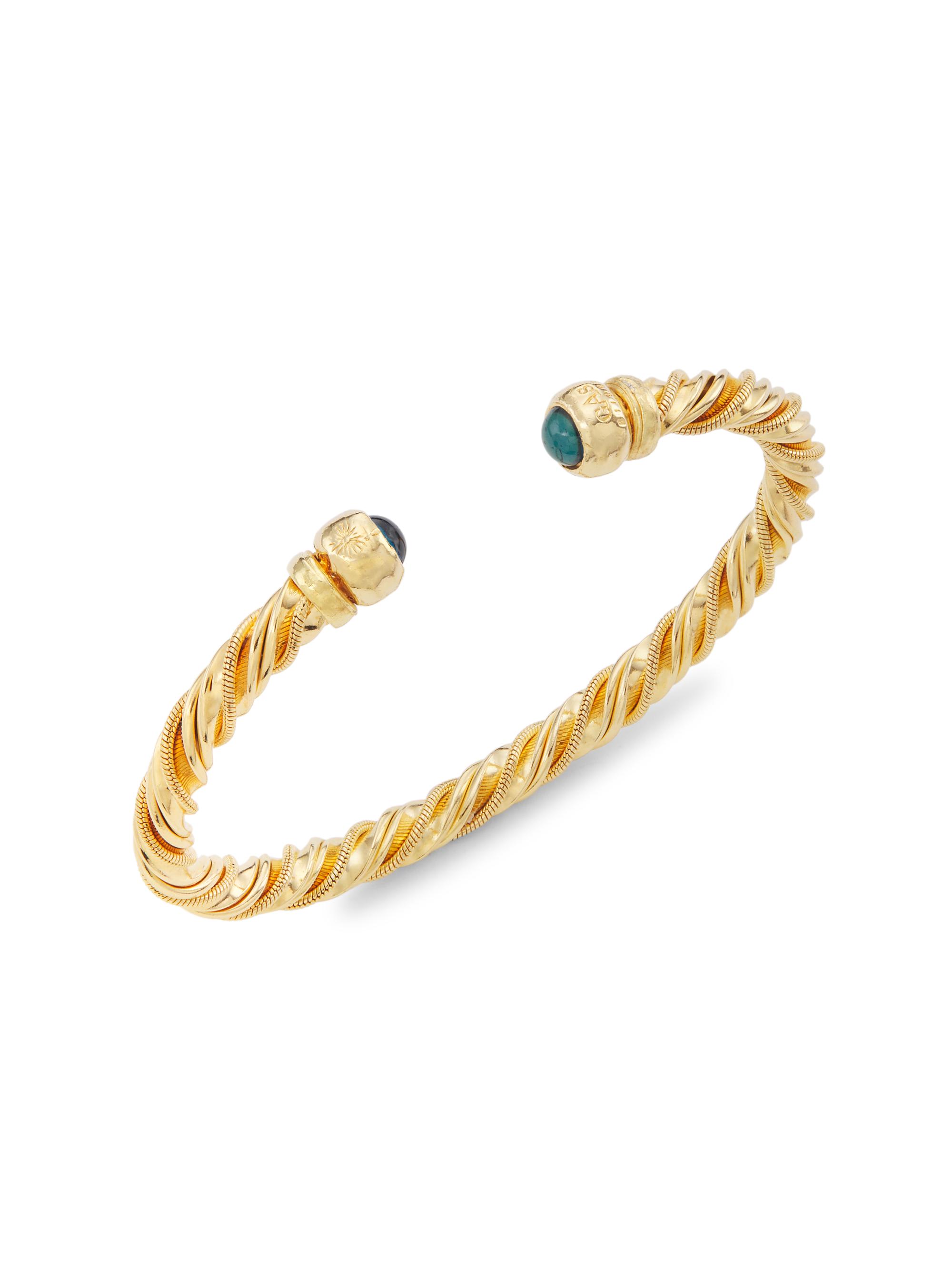 Gas Bijoux Women's Torride 24K Gold-Plated Cuff - Gold