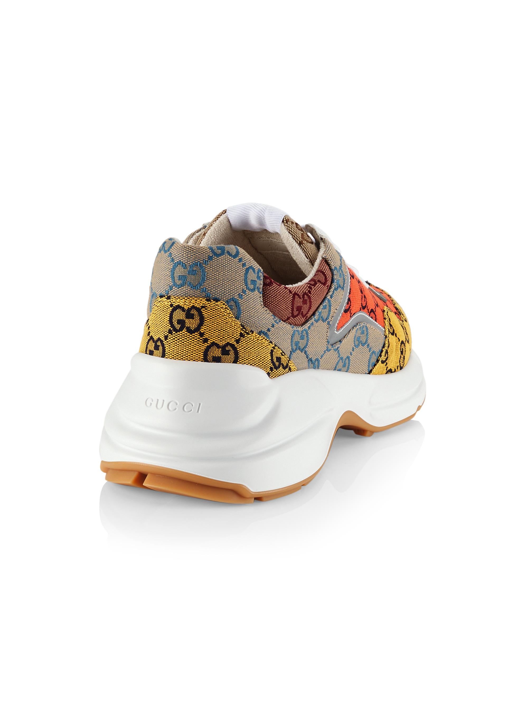 Gucci Rhyton GG Sneakers | Saks Fifth Avenue