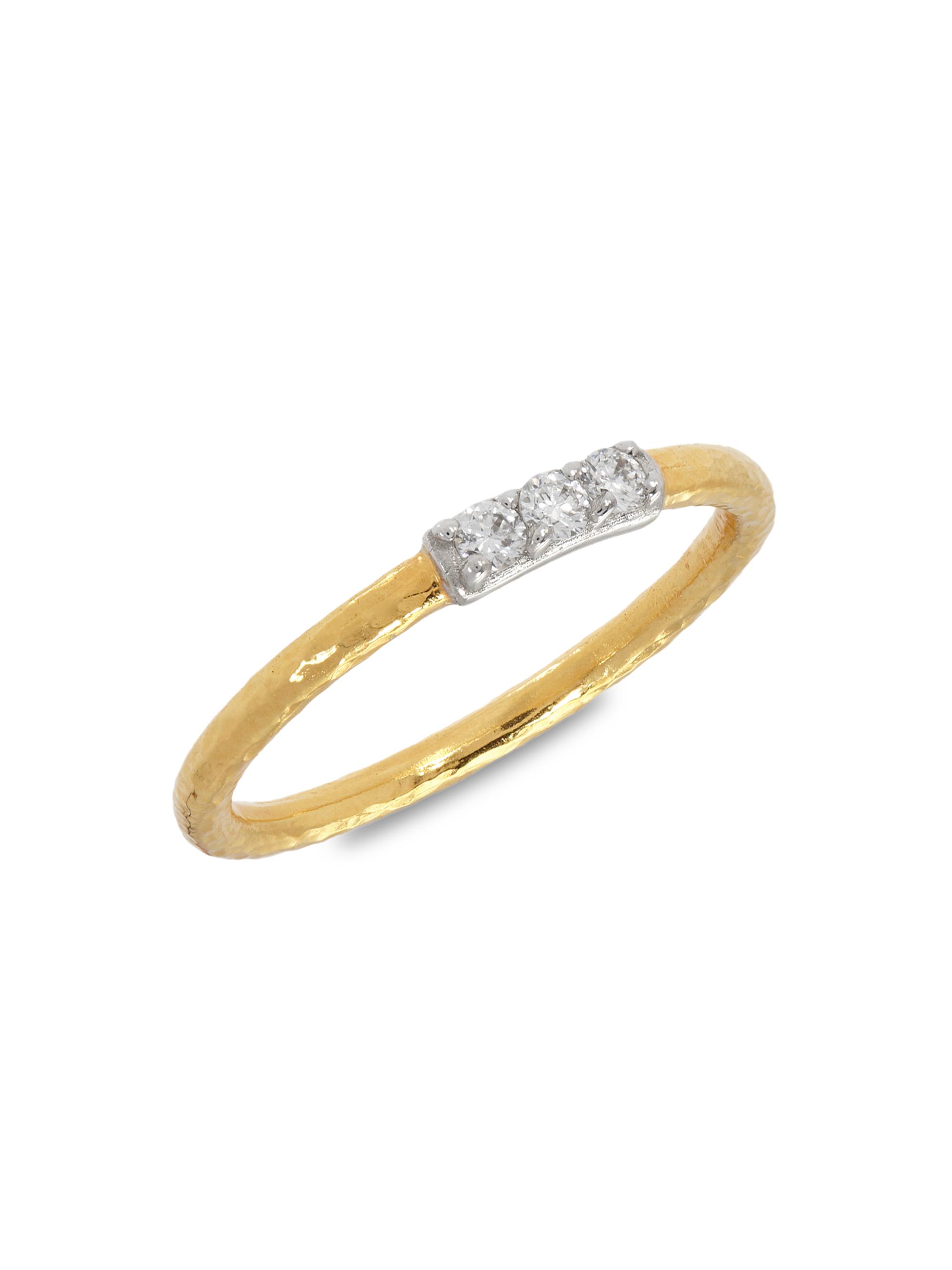 Gurhan Women's Geo 22K Yellow Gold, 18K White Gold & Diamond Ring - Yellow Gold