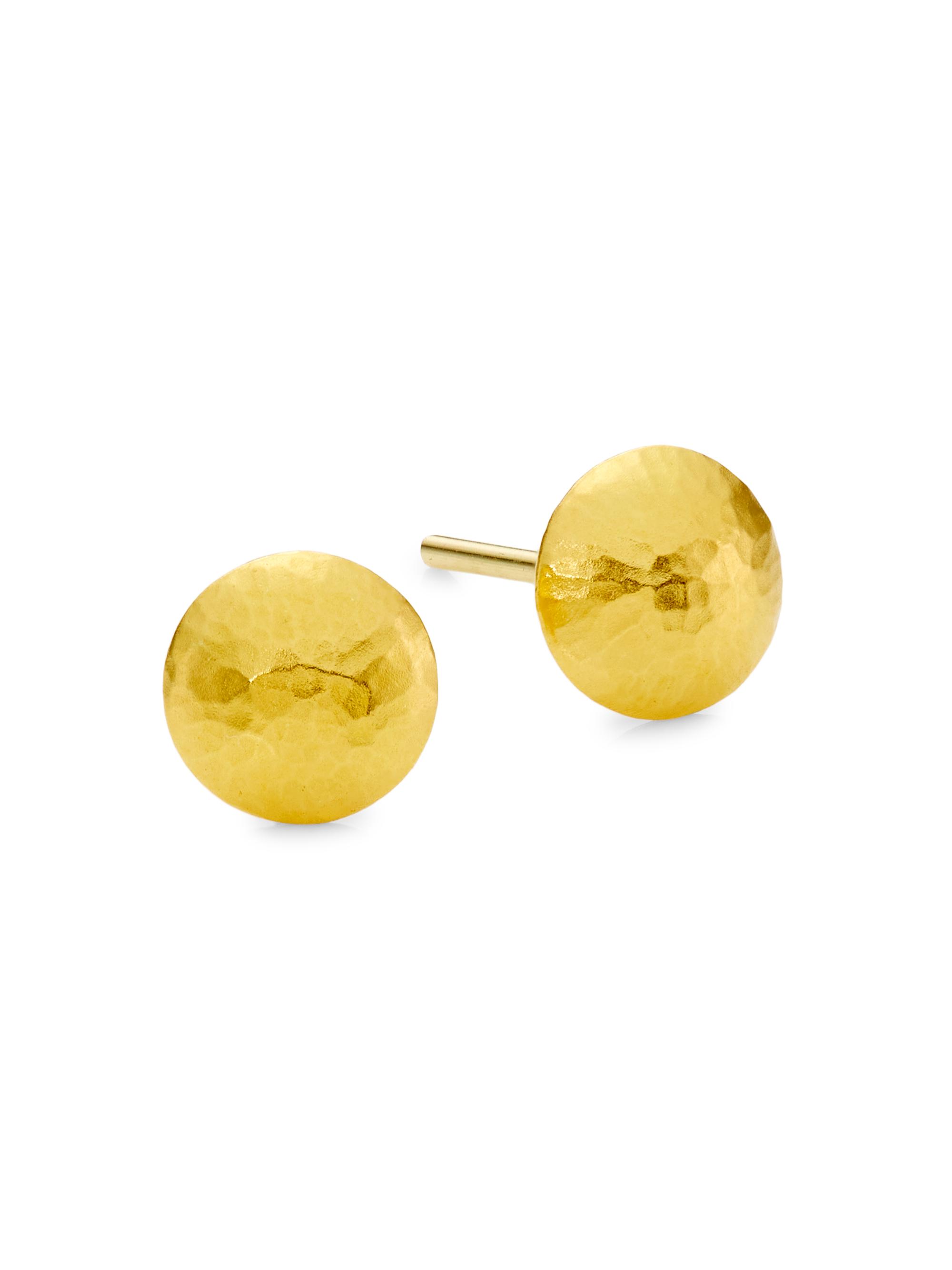 Gurhan Women's Spell 24K Yellow Gold Domed Stud Earrings - Yellow Gold