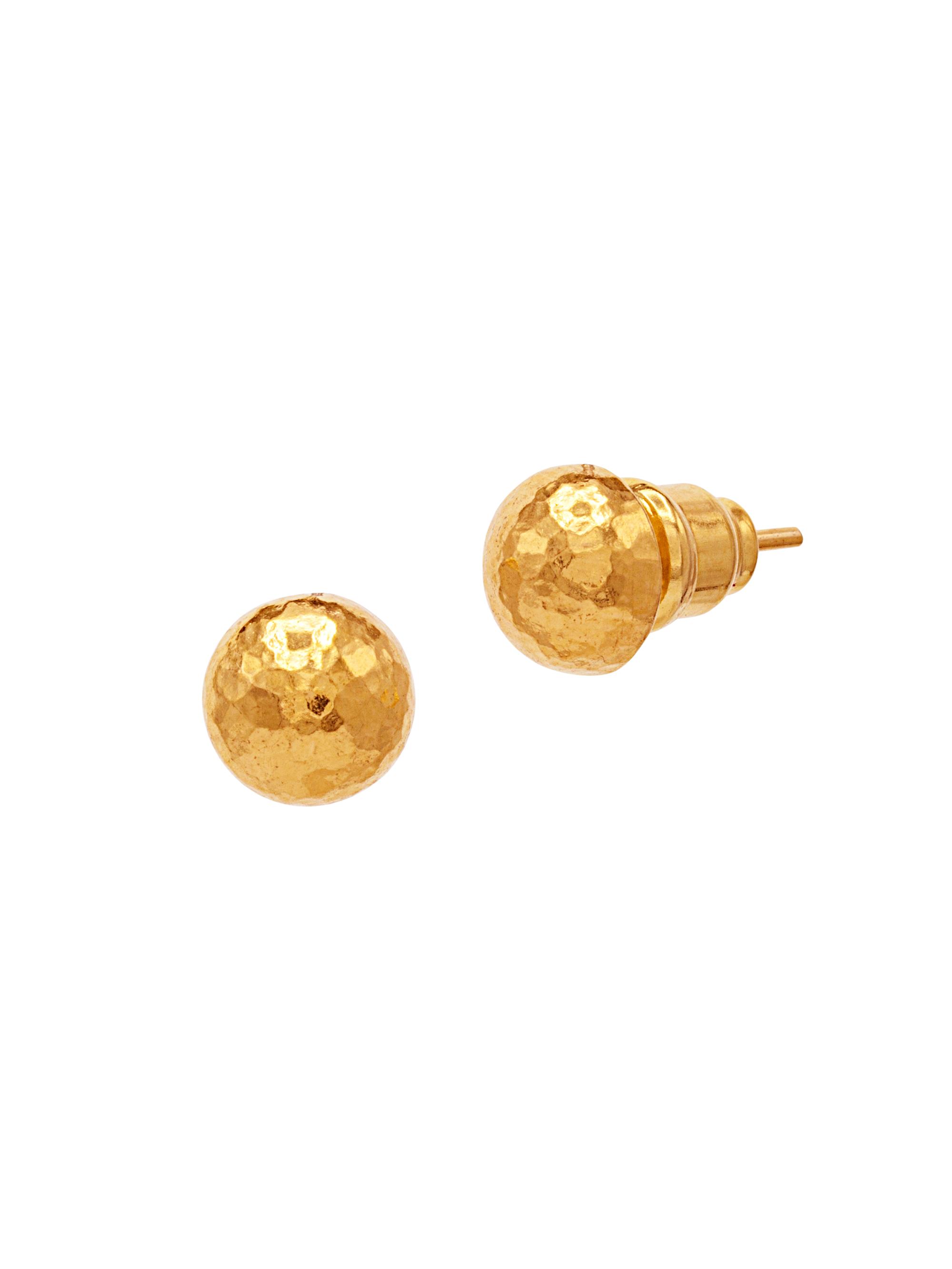Gurhan Women's Spell 18K & 24K Gold Hammered Ball Stud Earrings - Yellow Gold