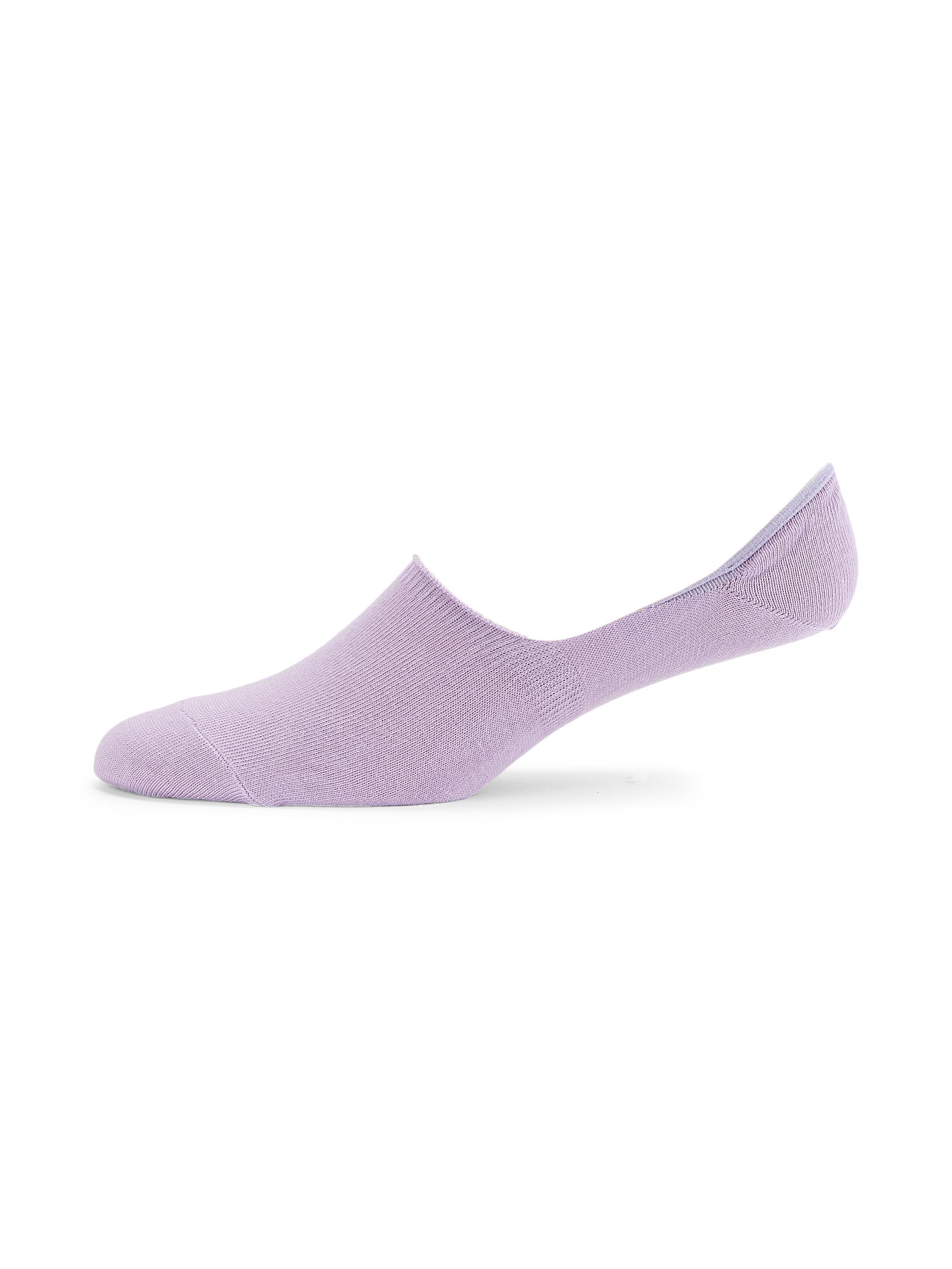 Saks Fifth Avenue Men's COLLECTION Cotton-Blend Peds Socks - Lilac