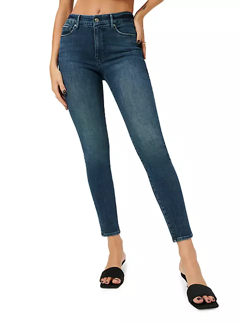 Avenue Good American High-Rise | Skinny Jeans Legs Shop Fifth Saks Good