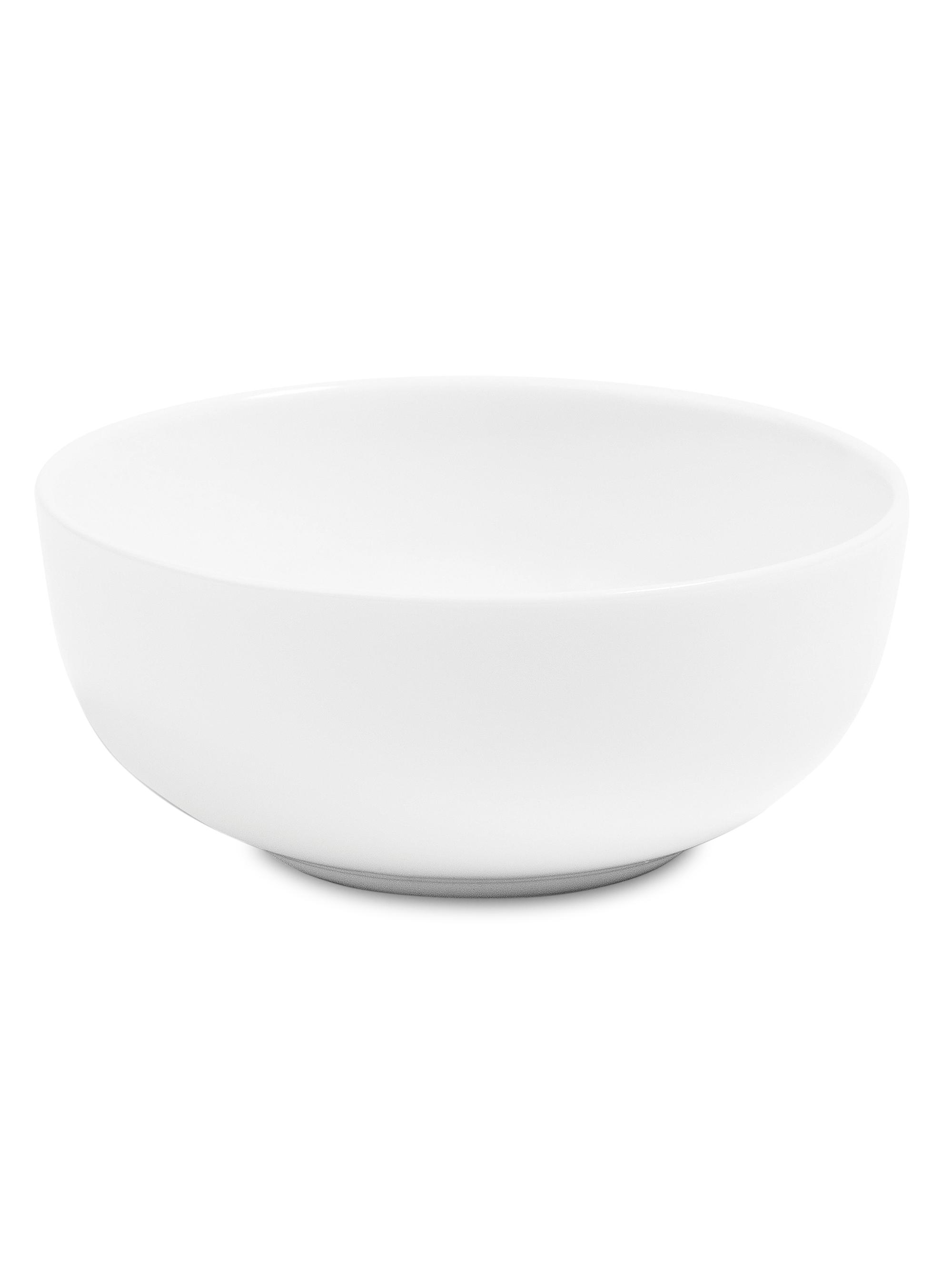 Richard Brendon Bone China White Cereal Bowl - White