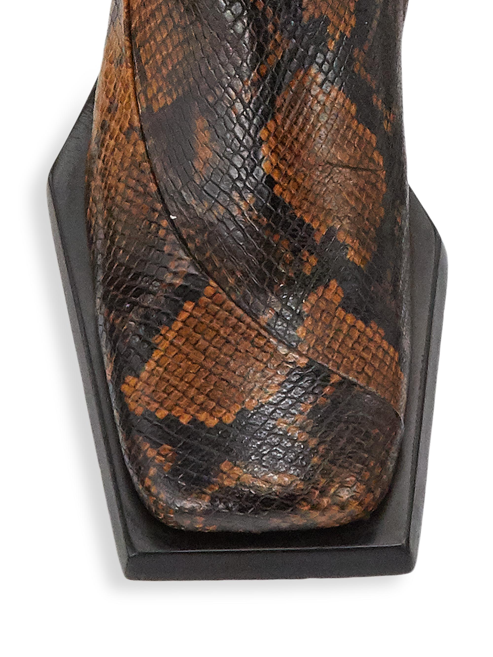 Sunni Sunni Men’s Reese Snake-Embossed Boots Size 11 0400014999077_A1?wid=830&hei=  main image 3
