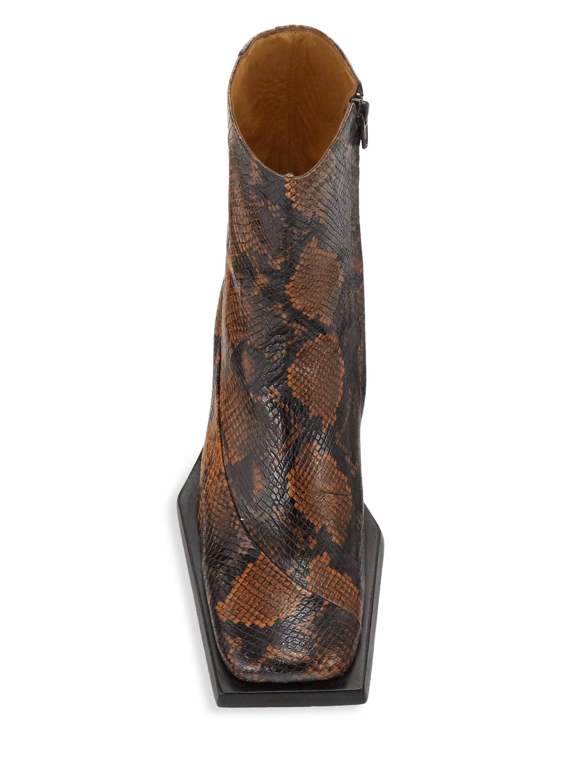 Sunni Sunni Men’s Reese Snake-Embossed Boots Size 10 0400014999077_A2?wid=830&hei=  main image 3