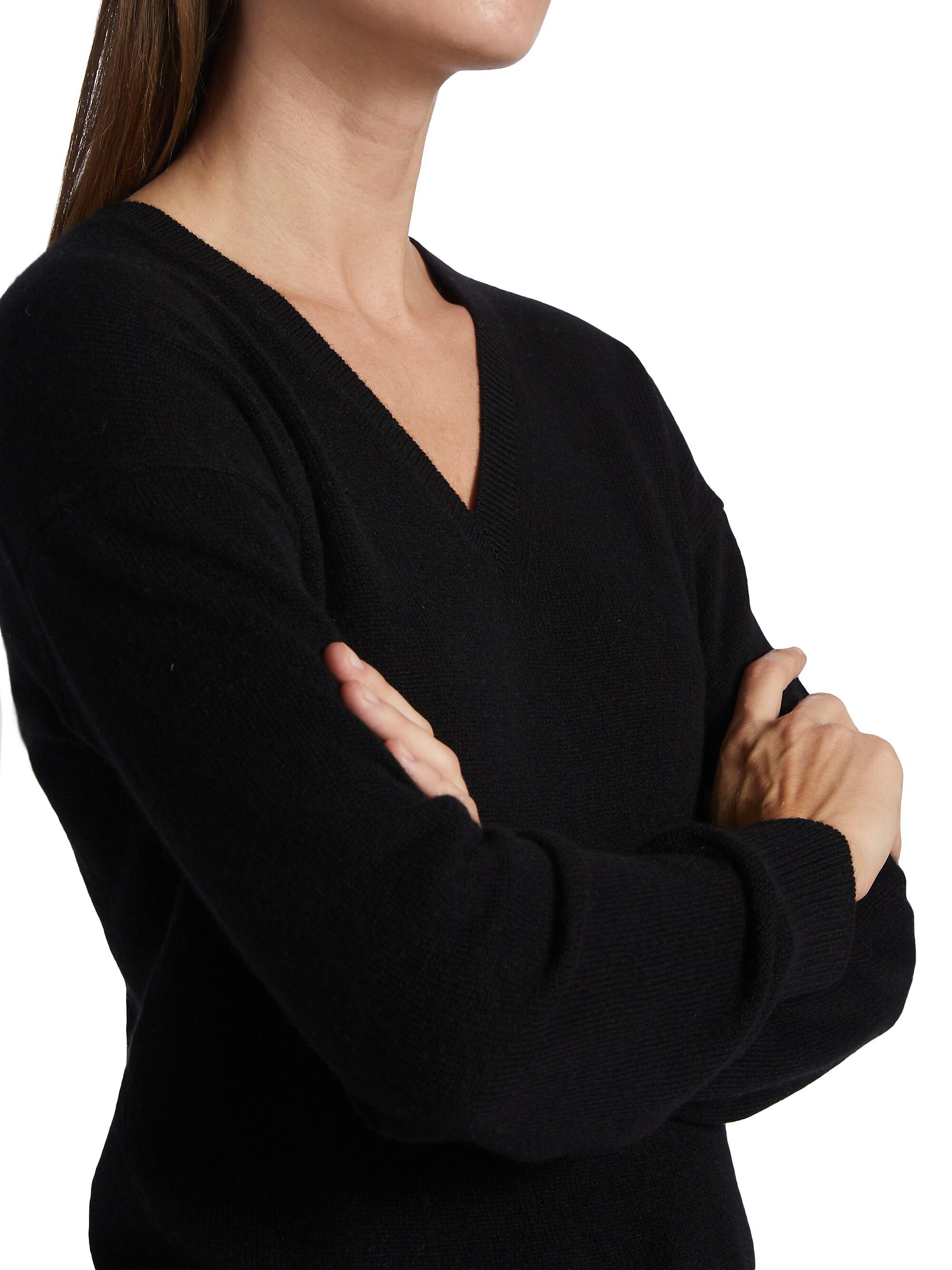 Theory Easy V-Neck Cashmere Sweater | Saks Fifth Avenue