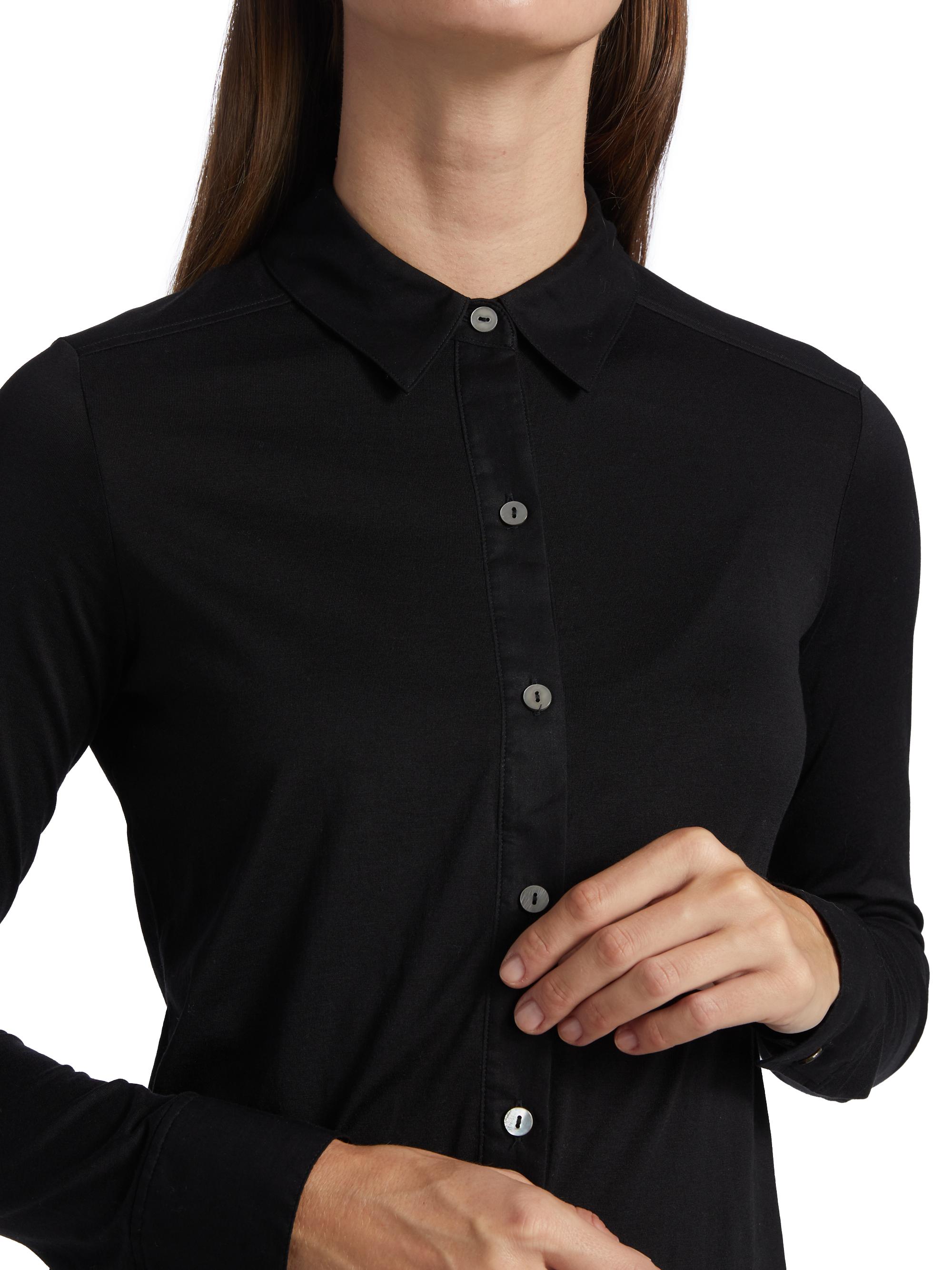 Theory Riduro Organic Cotton Shirt | Saks Fifth Avenue