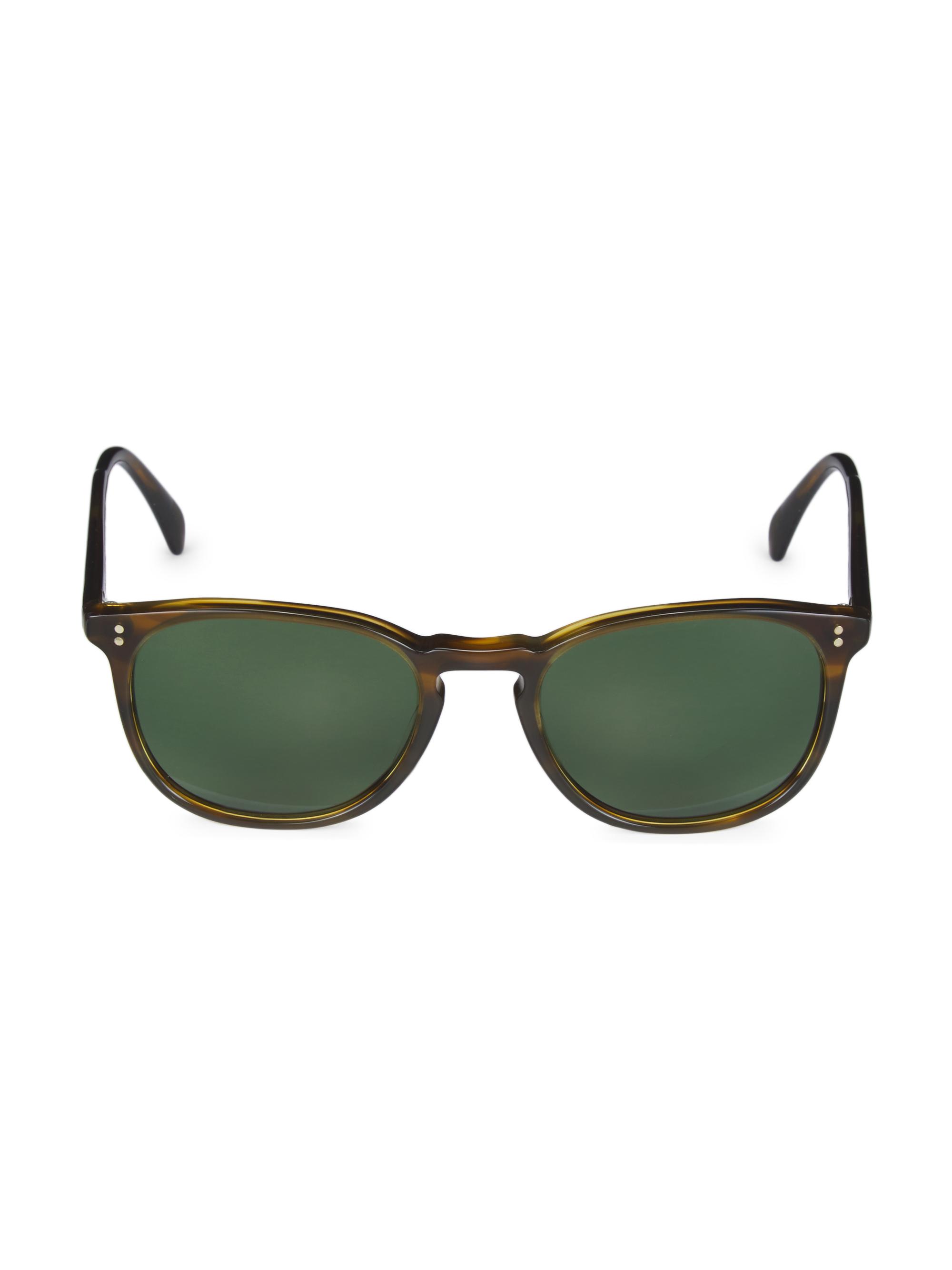 Oliver Peoples Women's Finley 51MM Semi Matte Sable Tortoise Sunglasses - Bark