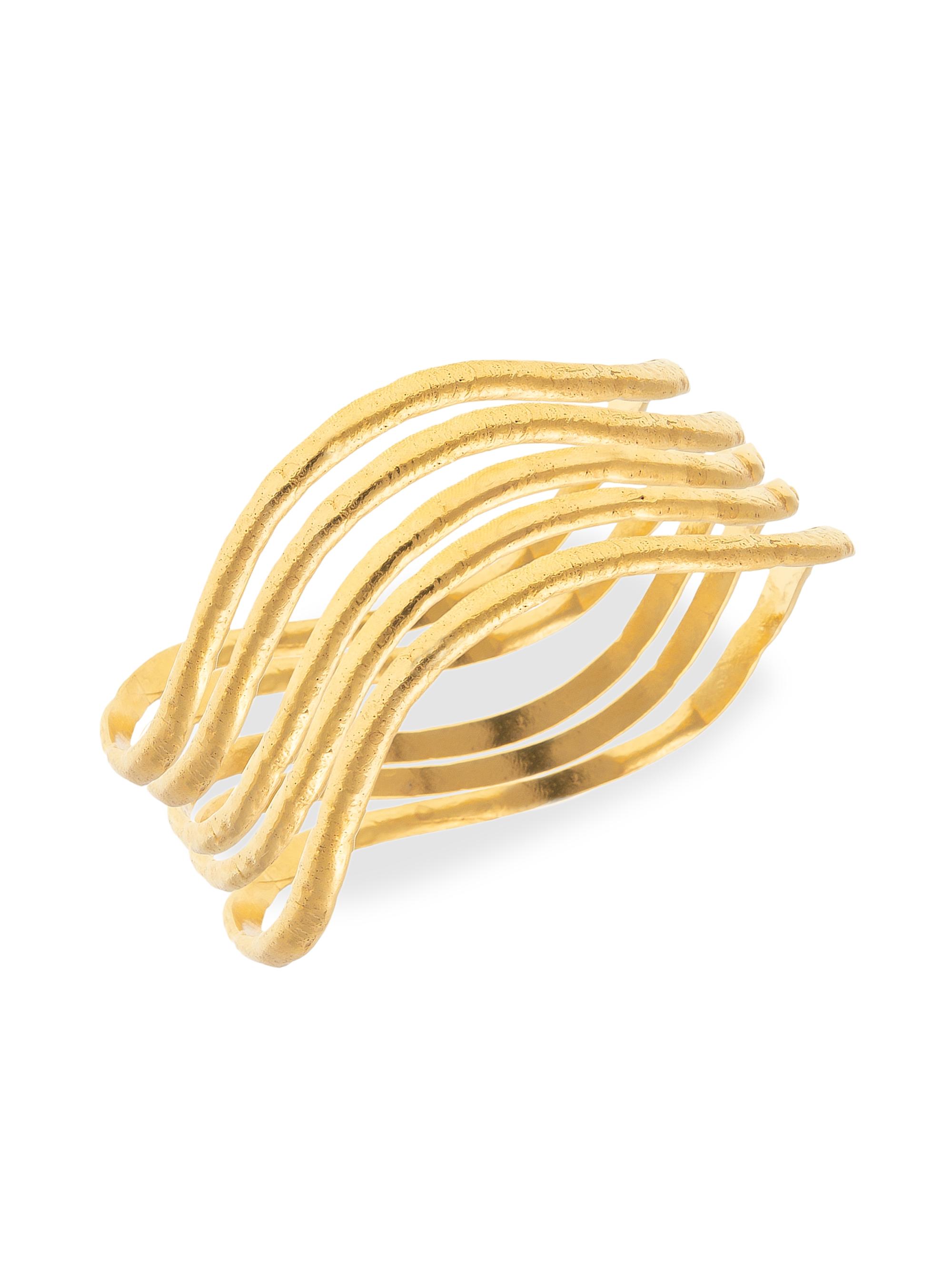 Sylvia Toledano Women's Flow 22K Gold-Plated Bracelet Set - Gold
