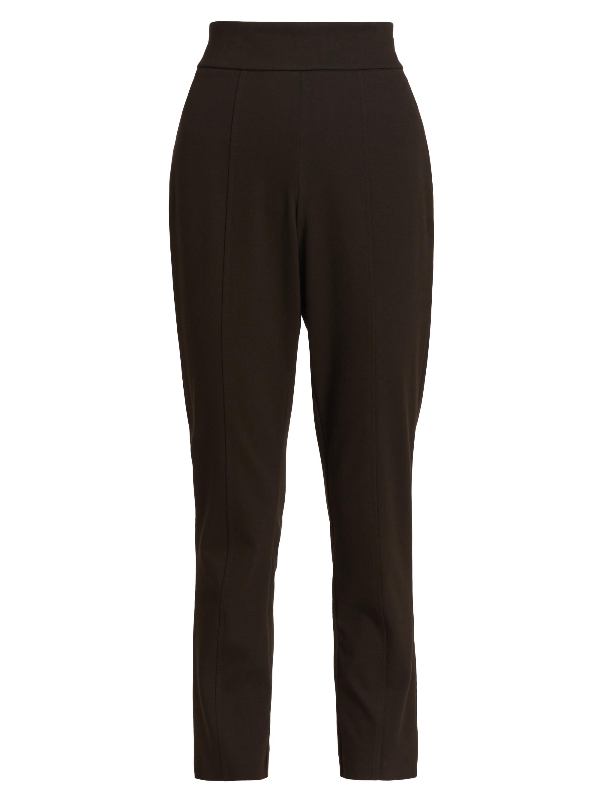 Saks Fifth Avenue Women's COLLECTION Knit Straight-Leg Cropped Pants - Java