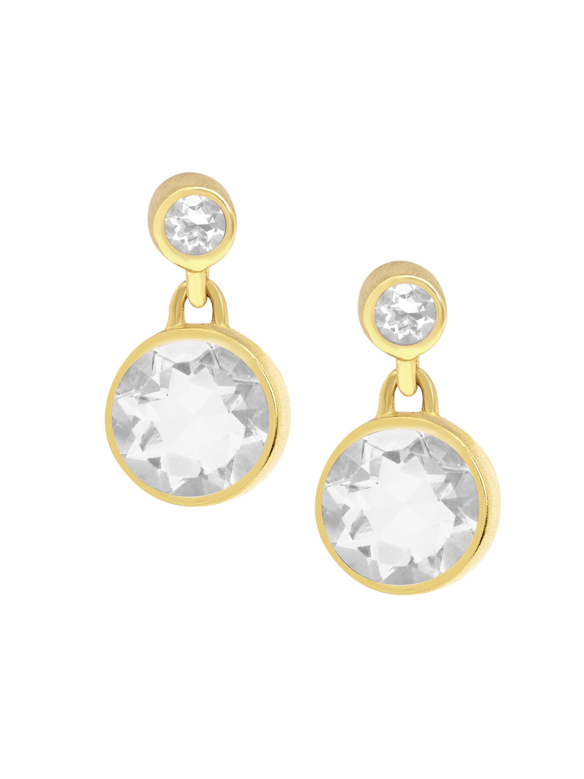 Dean Davidson Women's Signature Droplet 22K Goldplated Quartz Earrings - Labradorite Gold