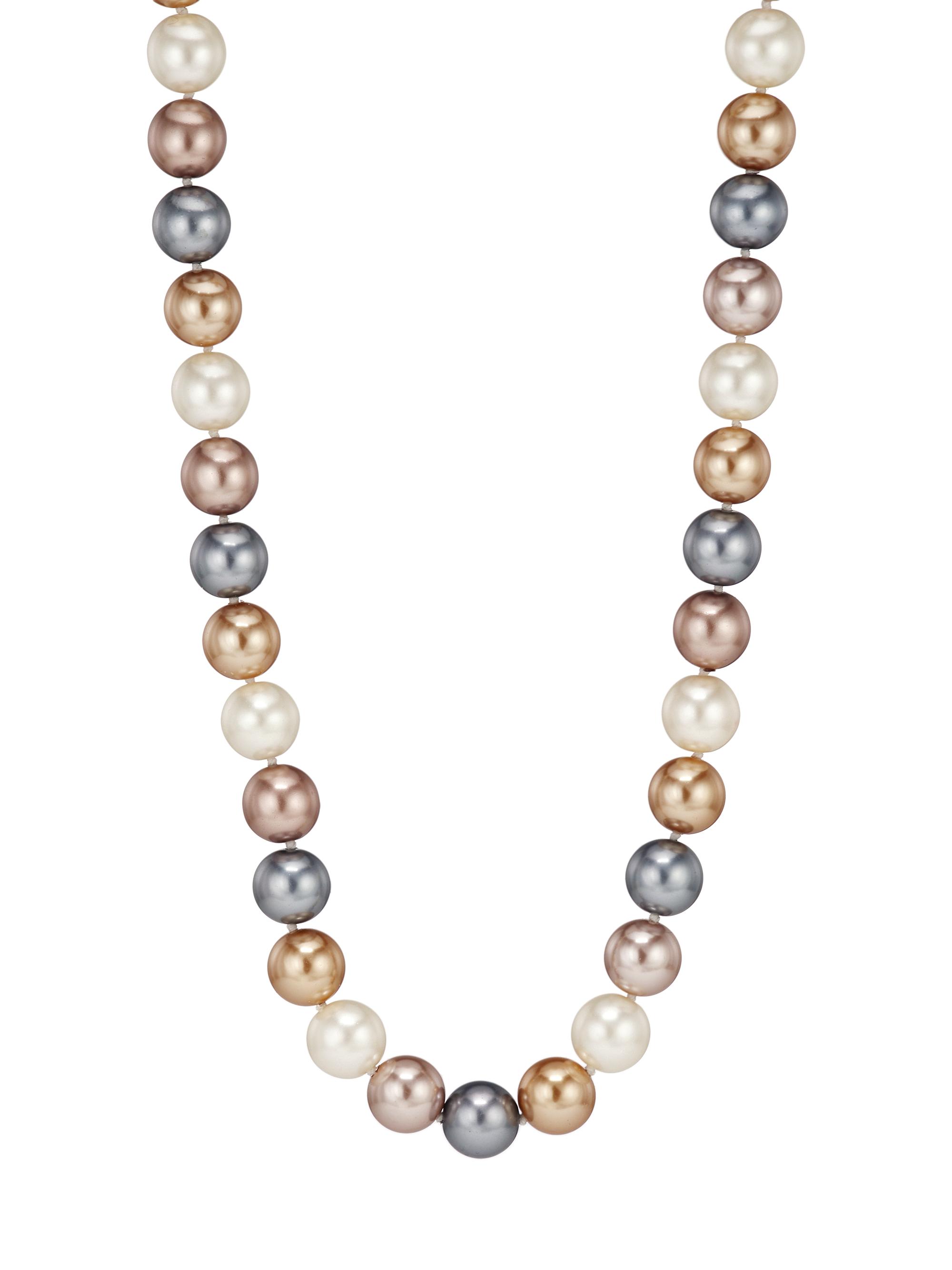 Kenneth Jay Lane Women's Faux Pearl Necklace