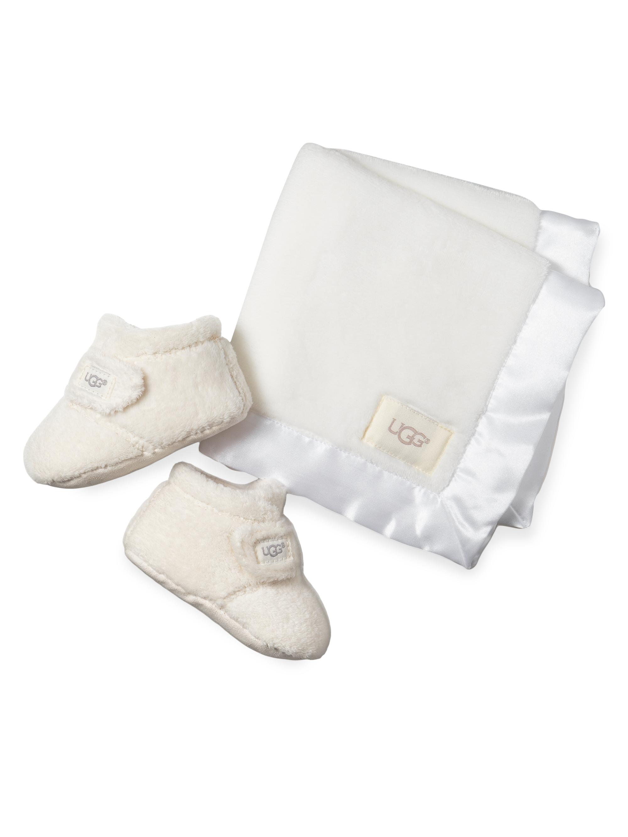 UGG Baby Boy's Bootie Blanket Set Saks Fifth Avenue