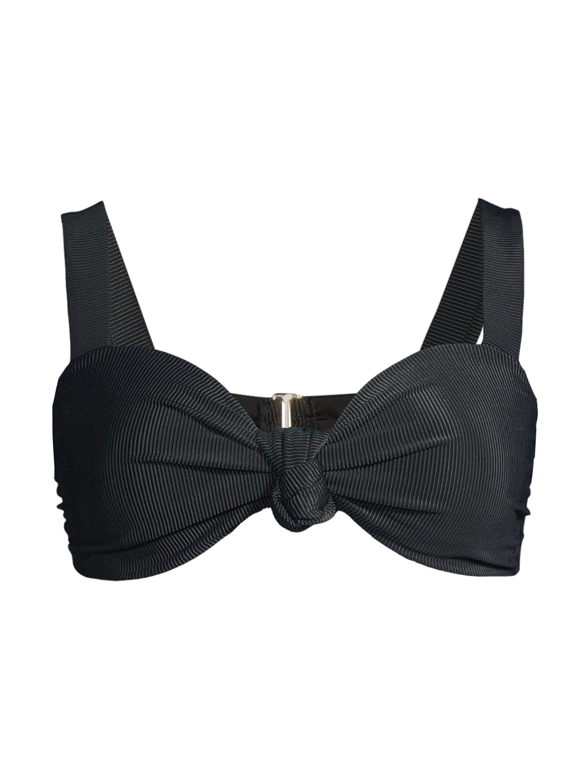 Beach Riot Women's Sophia Ribbed Bikini Top - Black
