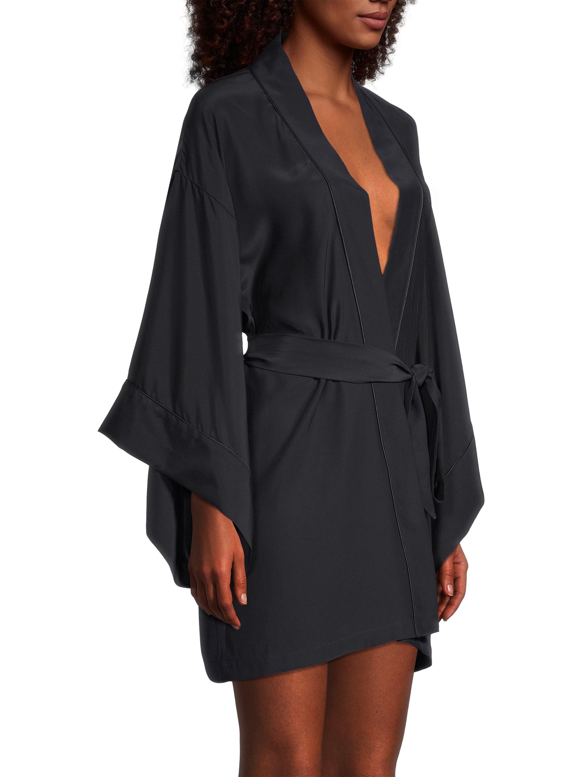 Kiki de Montparnasse Silk Kimono-Inspired Robe | Saks Fifth Avenue