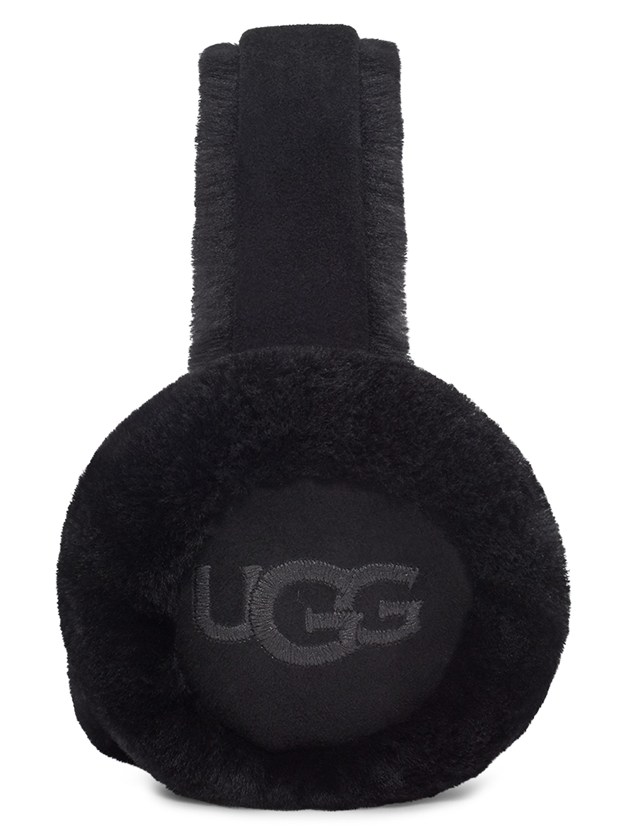 UGG Sheepskin Embroidered Logo Earmuffs | Saks Fifth Avenue