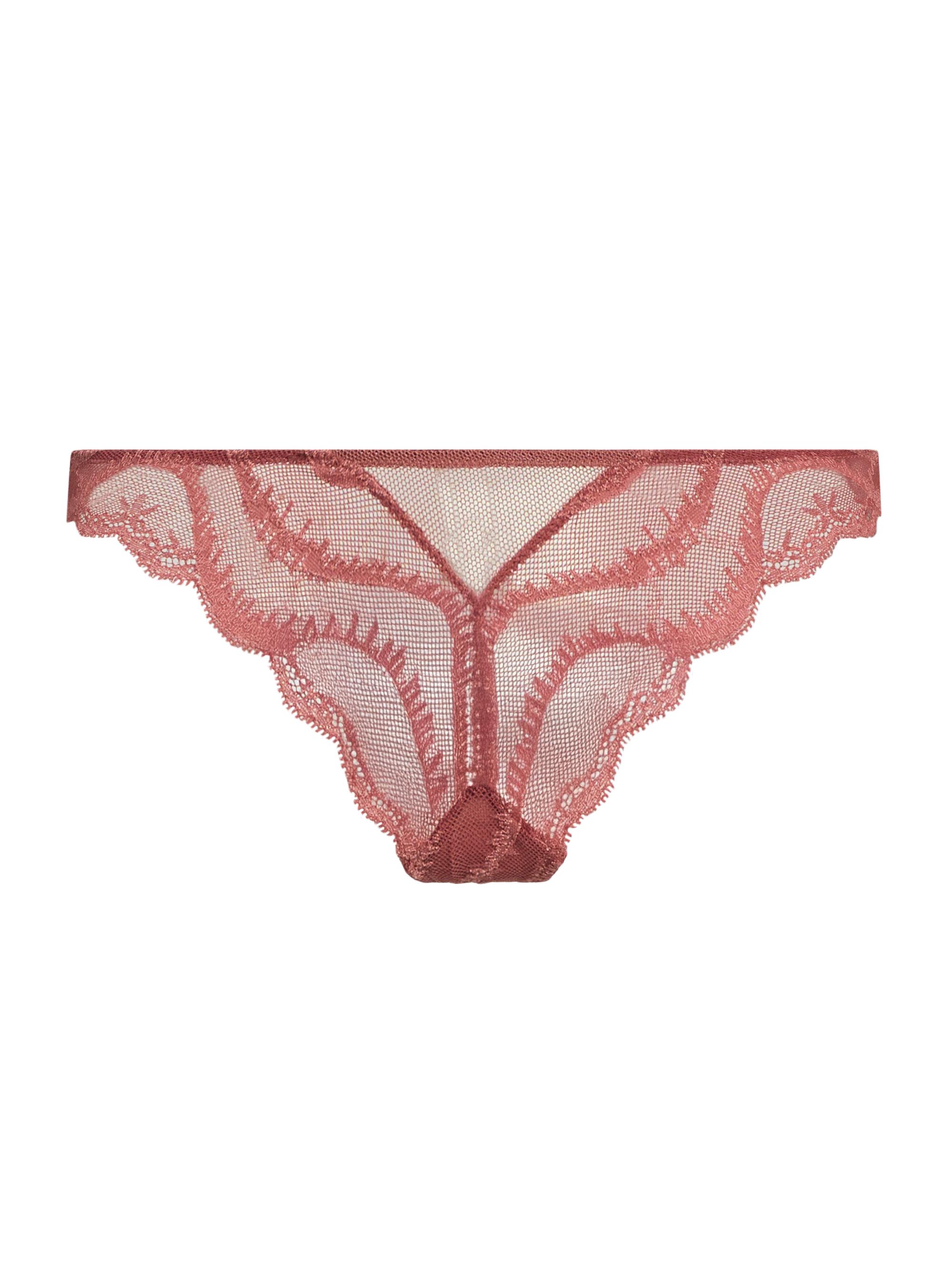 Kiki de Montparnasse Women's Leche Moi Lace Thong - Rose Fauvee