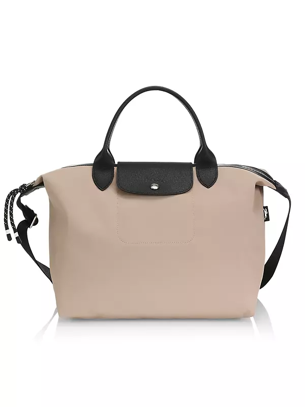 Longchamp Medium Le Pliage Cuir Top Handle Bag - Farfetch