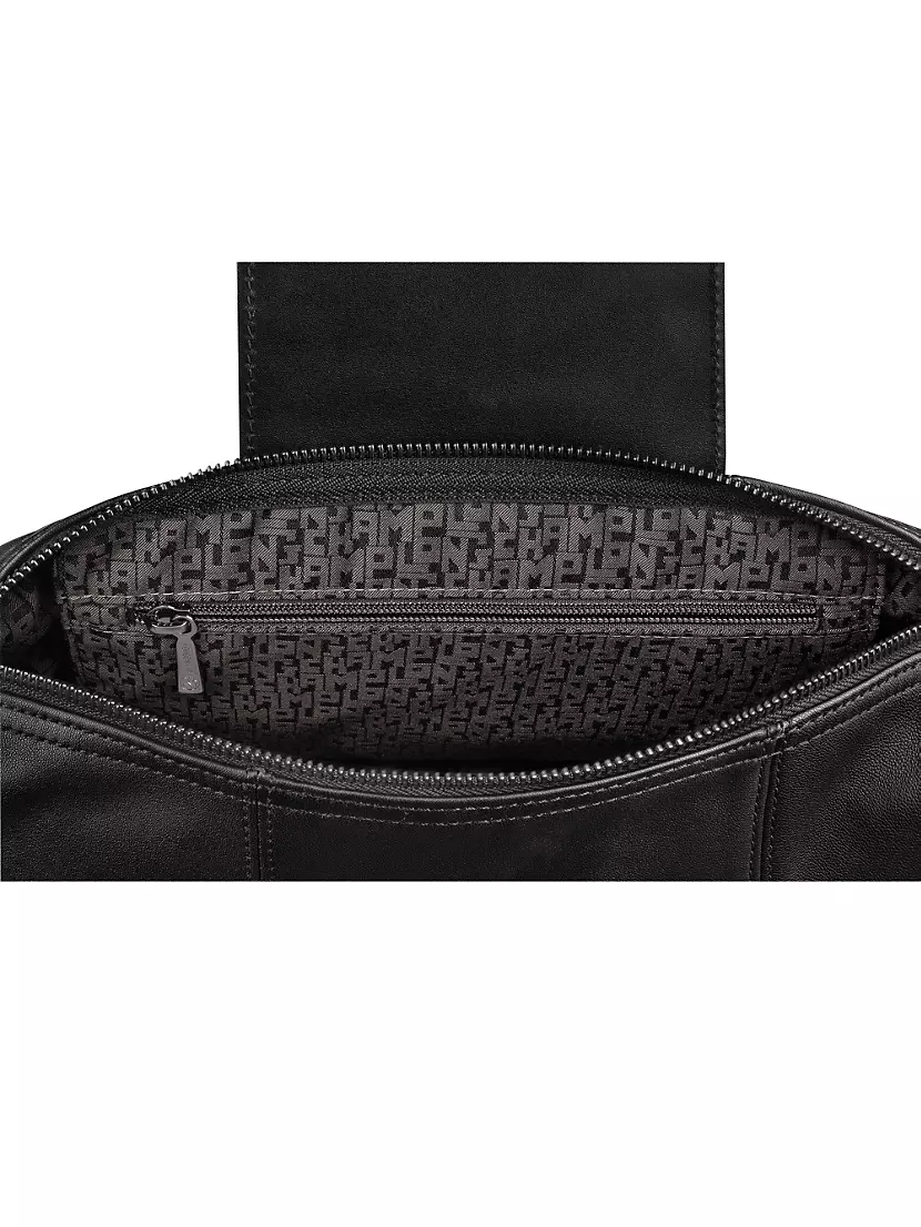 Longchamp Ladies Le Pliage Cuir Backpack L1306737 3597921376781 - Handbags  - Jomashop
