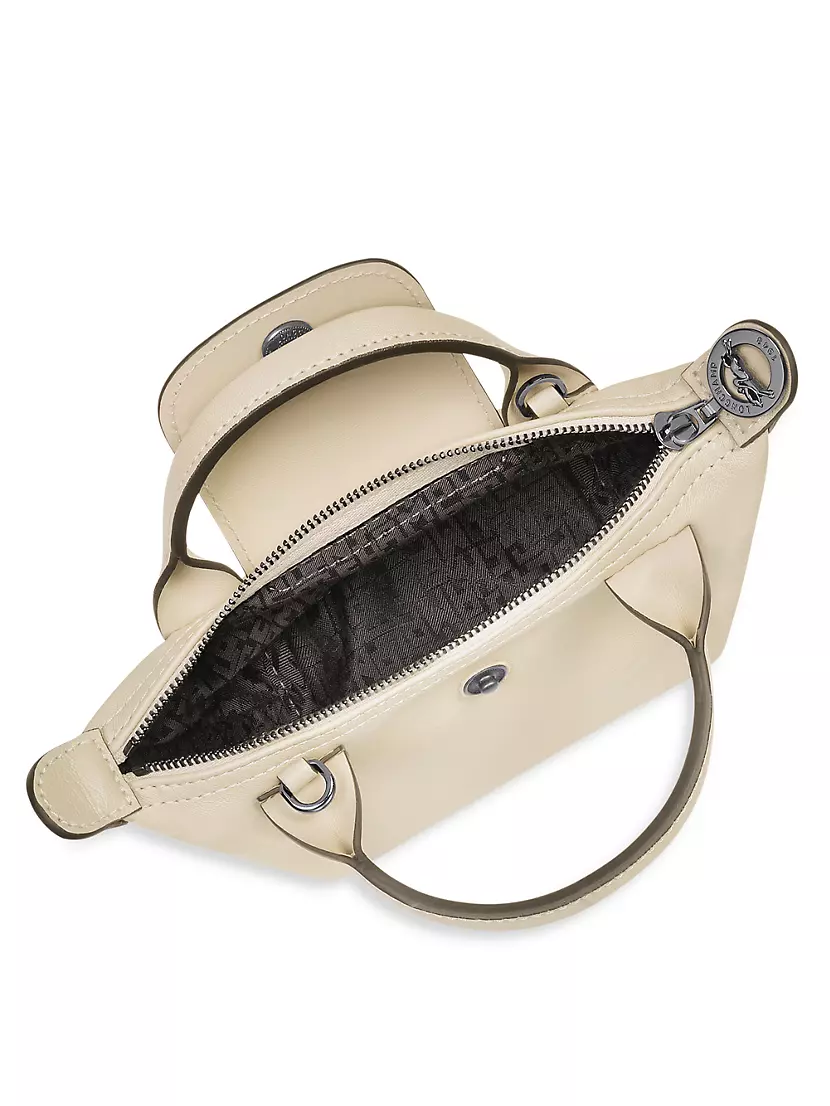 Longchamp Le Pliage Cuir Mini Crossbody Bag 珑骧小羊皮折叠包