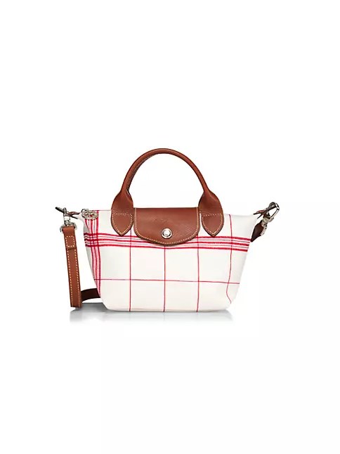 Longchamp Le Pliage Logo Mini Basket Tote Bag