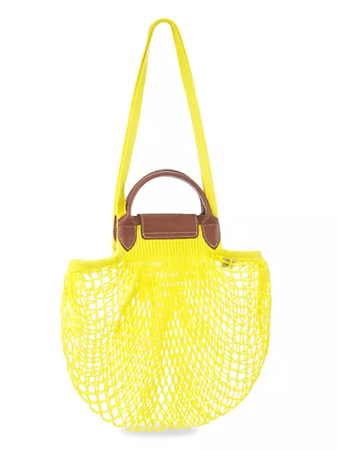 The Longchamp Le Pliage Filet Knit Bag + Free People Maxi - KatWalkSF