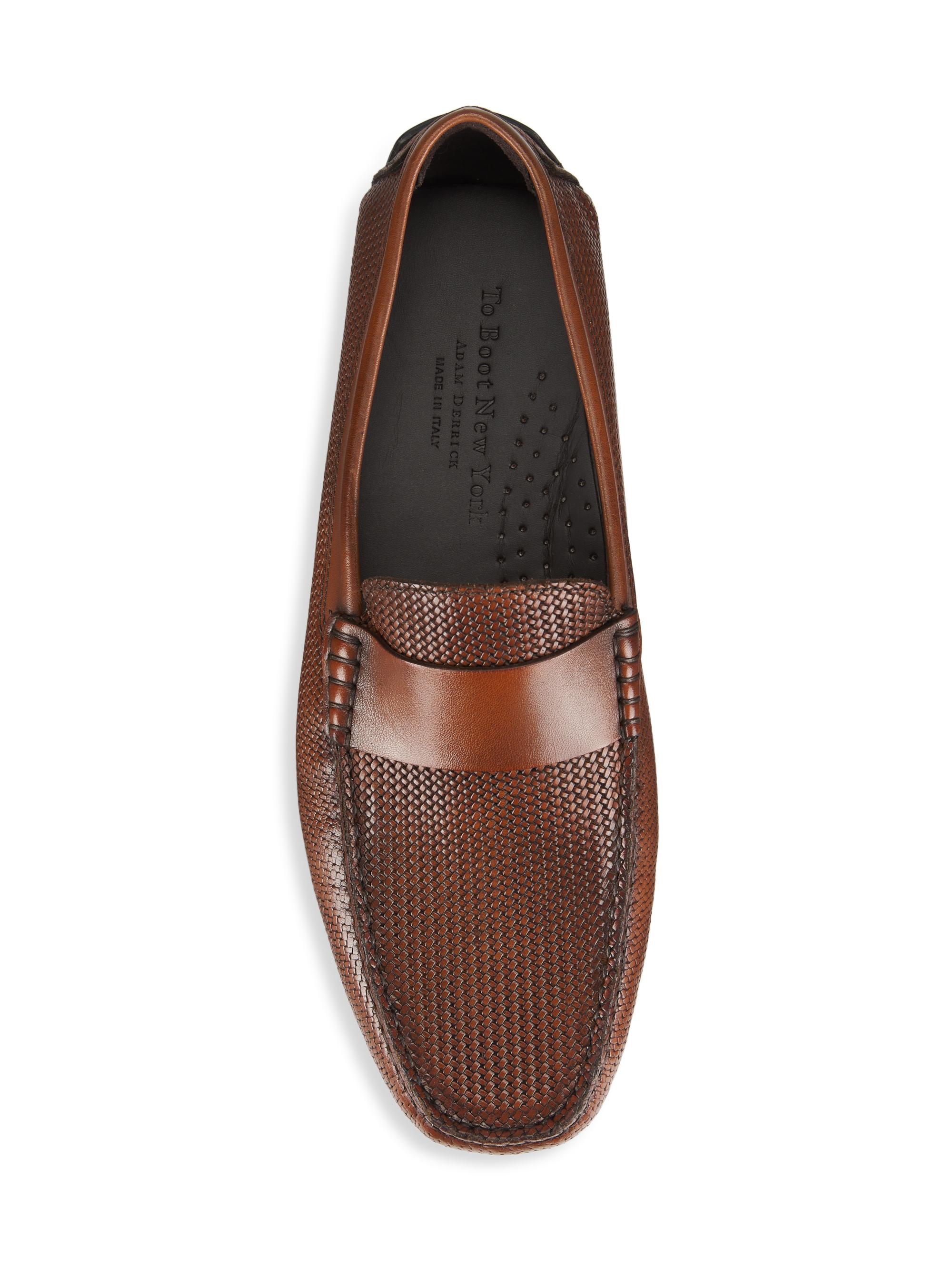 To Boot New York Magnus Leather Driving Moccasins | Saks  display picture 1