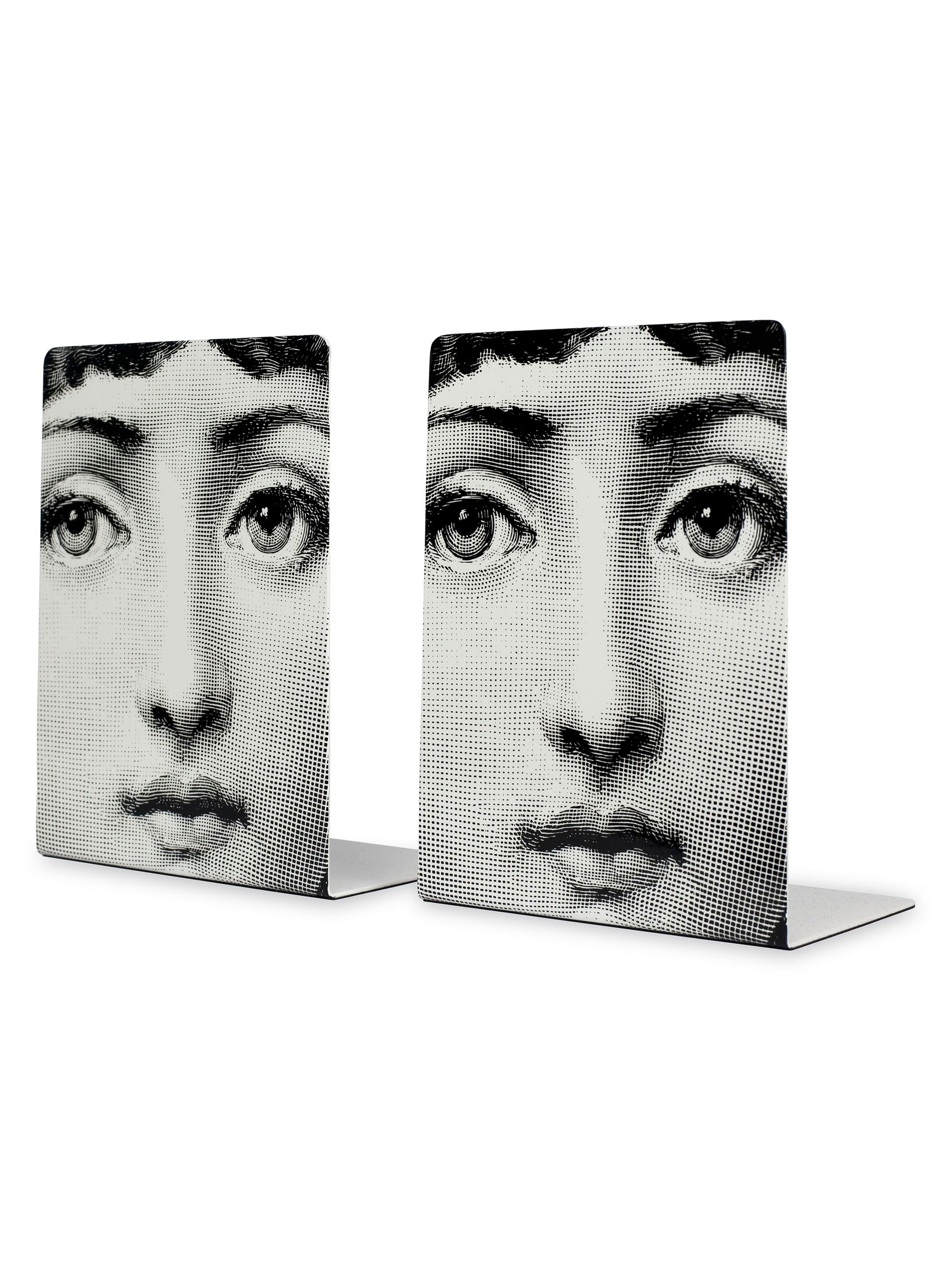 Fornasetti Viso Bookends