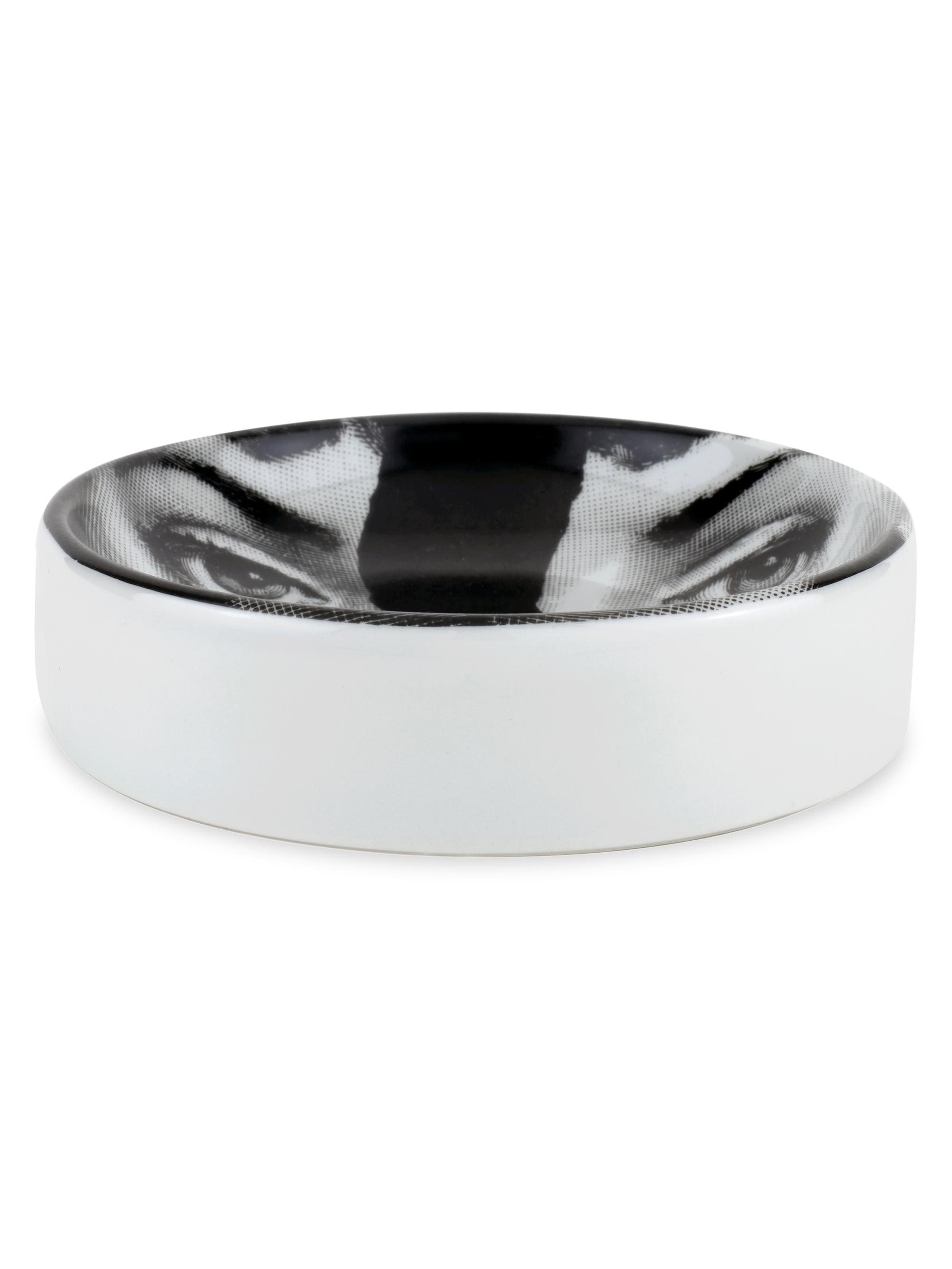 Fornasetti Posacenere Rotondo Tema e Variazioni Ashtray