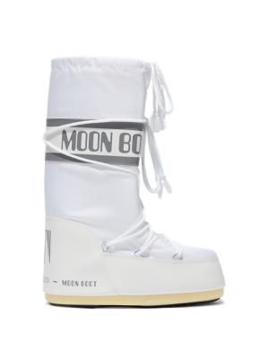 Moon Boot lace-up logo-print boots - Grey