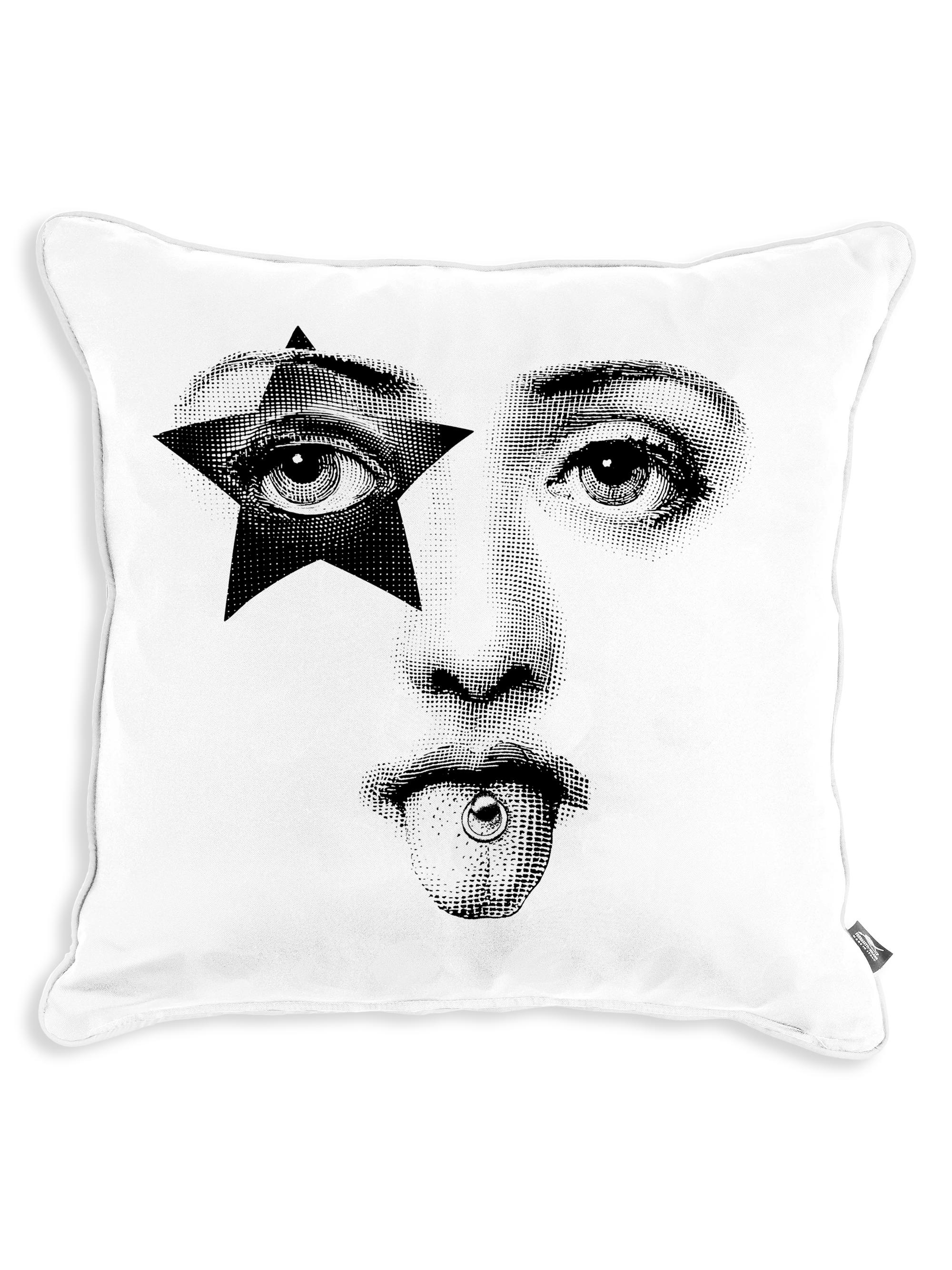 Piero Fornasetti Fornasetti Cushion Cover Fornasetti Tema E